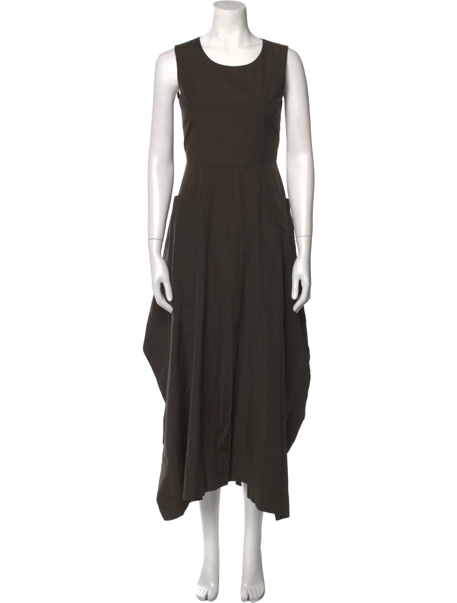 SportMax Scoop Neck Long Dress