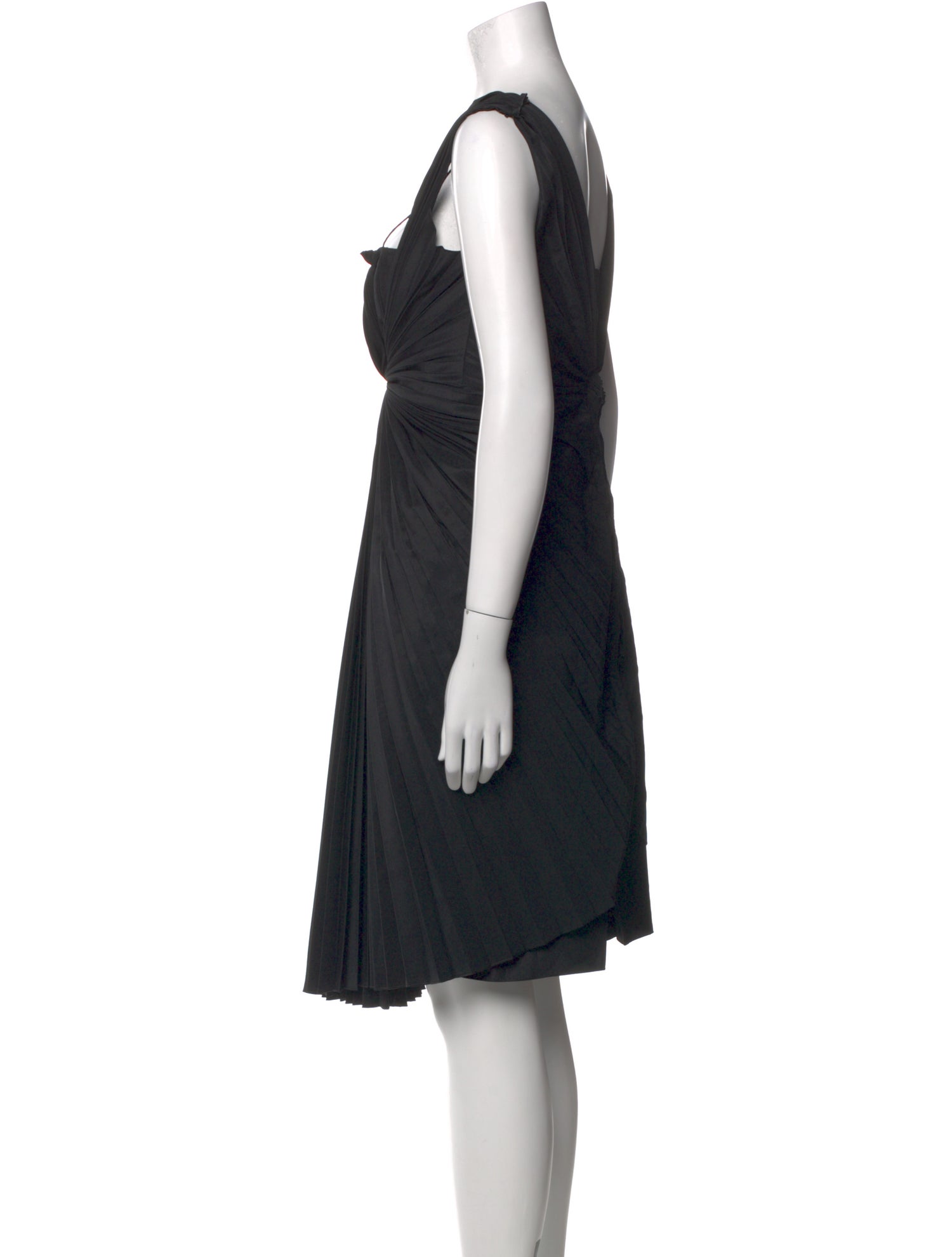 SportMax Square Neckline Knee-Length Dress
