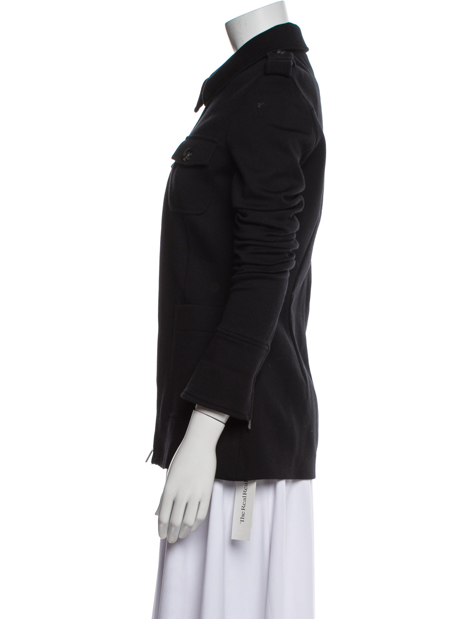 SportMax Virgin Wool Biker Jacket