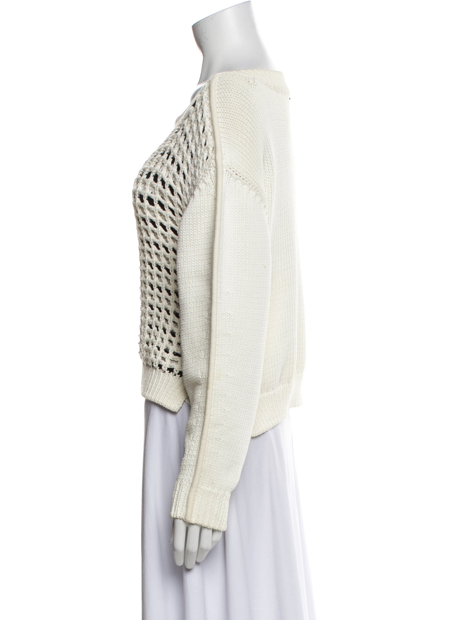 SportMax Printed Bateau Neckline Sweater