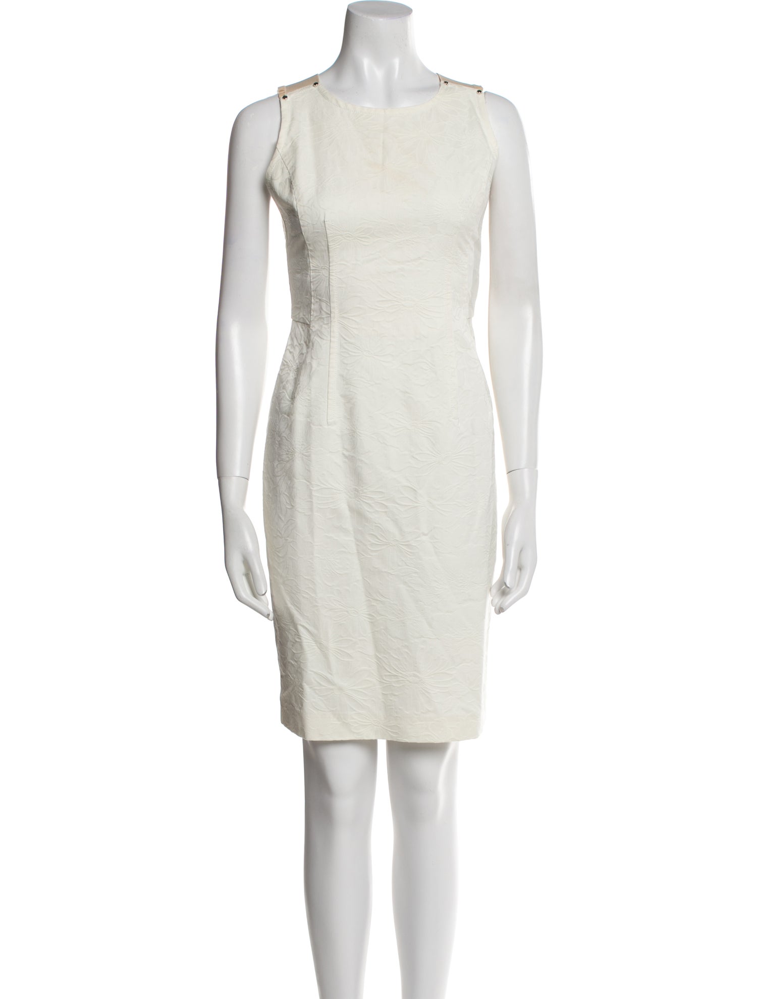 SportMax Scoop Neck Knee-Length Dress