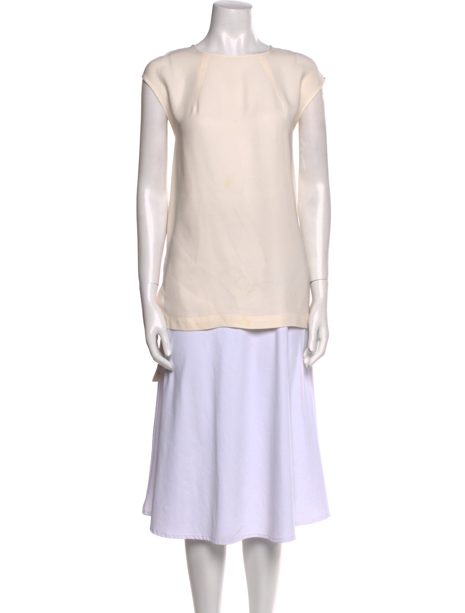SportMax Bateau Neckline Sleeveless Tunic