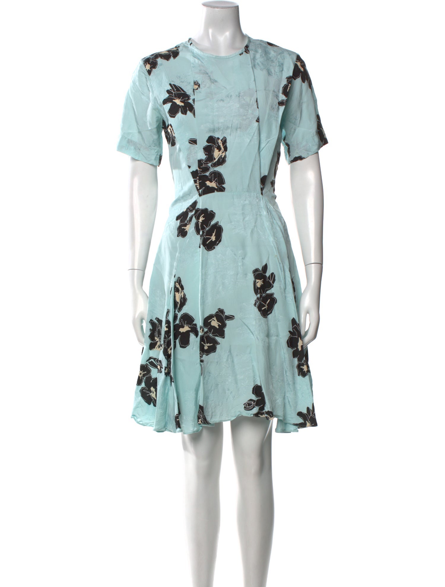 SportMax Floral Print Knee-Length Dress