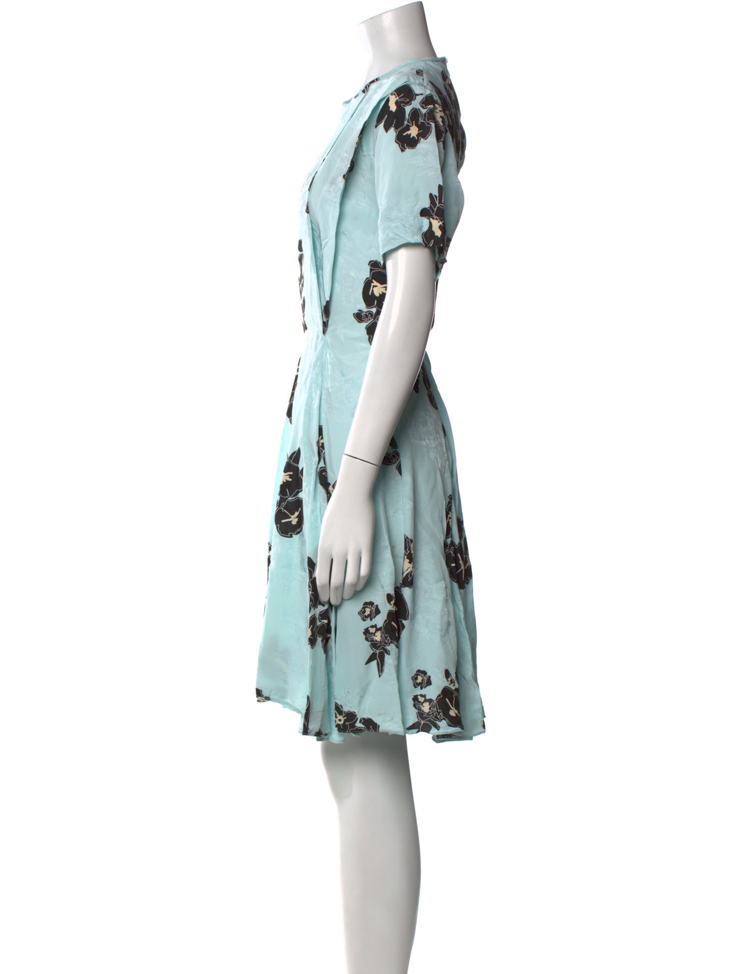 SportMax Floral Print Knee-Length Dress