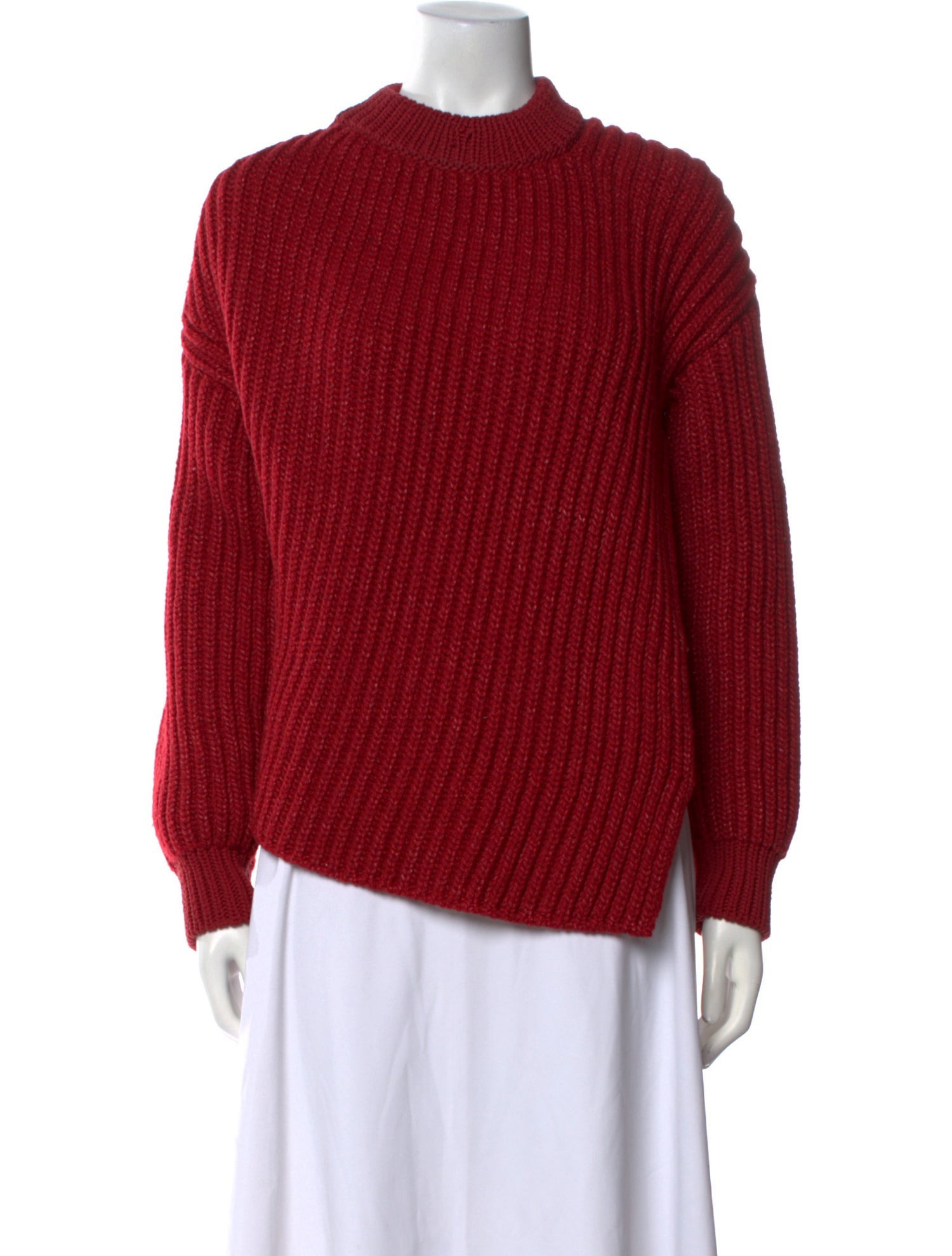 SportMax Virgin Wool Mock Neck Sweater