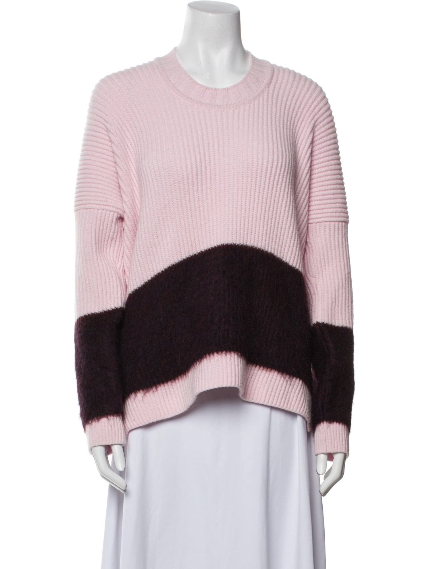SportMax Striped Crew Neck Sweater