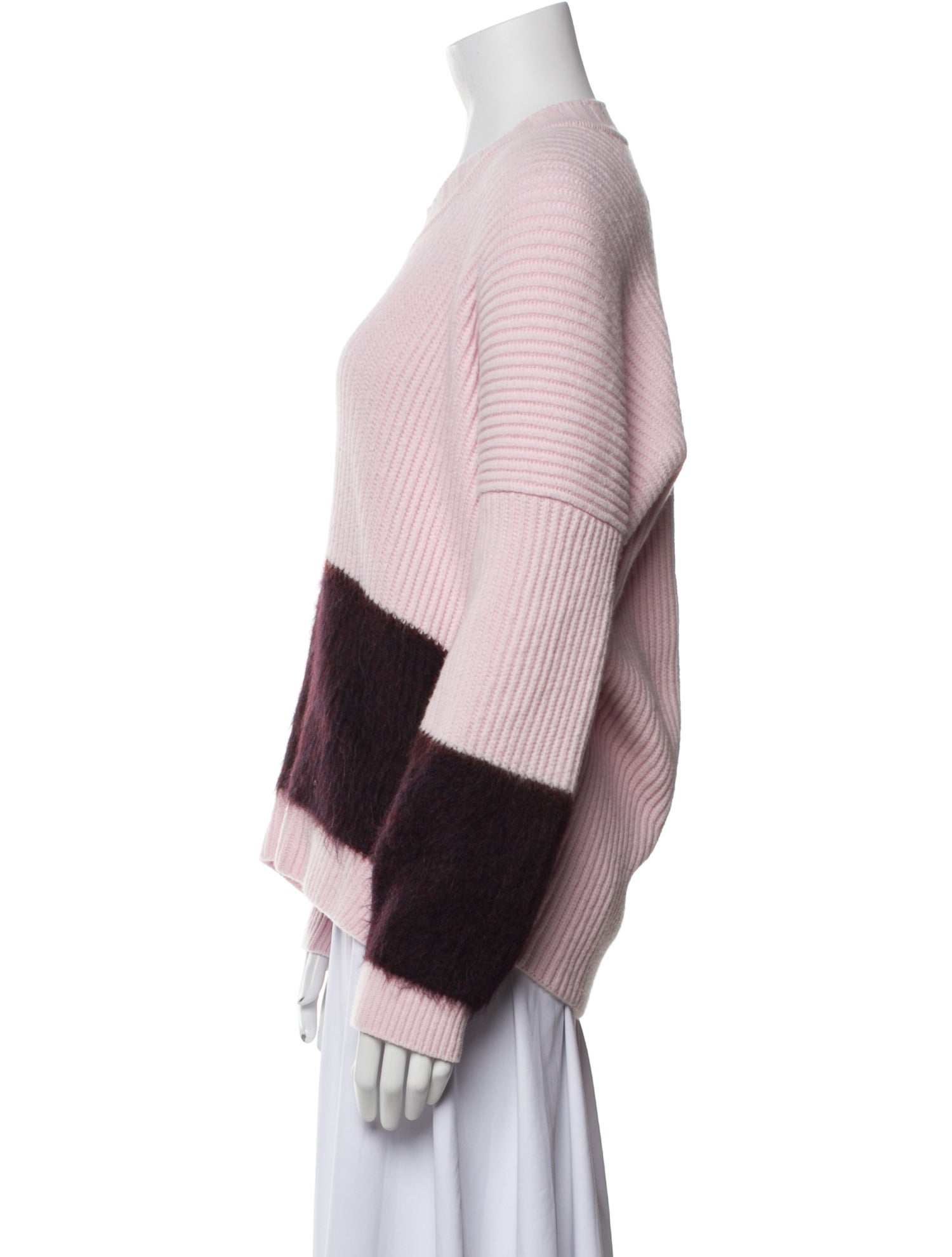 SportMax Striped Crew Neck Sweater