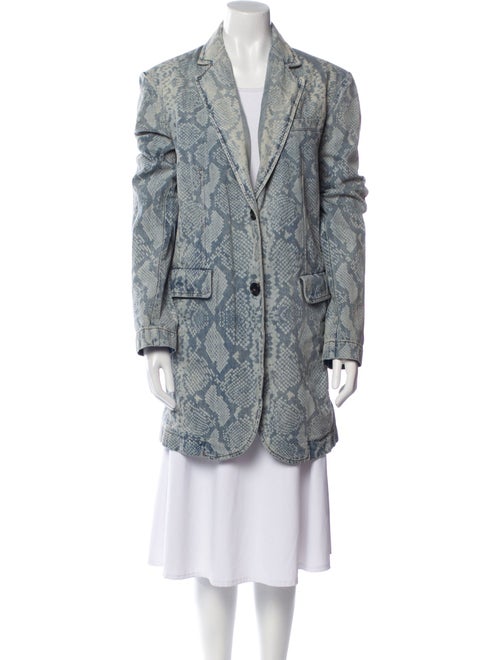 SportMax Tweed Pattern Faux Fur Coat