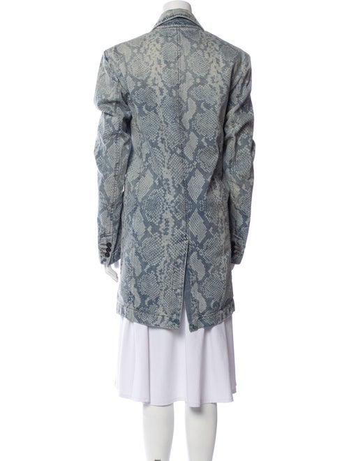 SportMax Tweed Pattern Faux Fur Coat