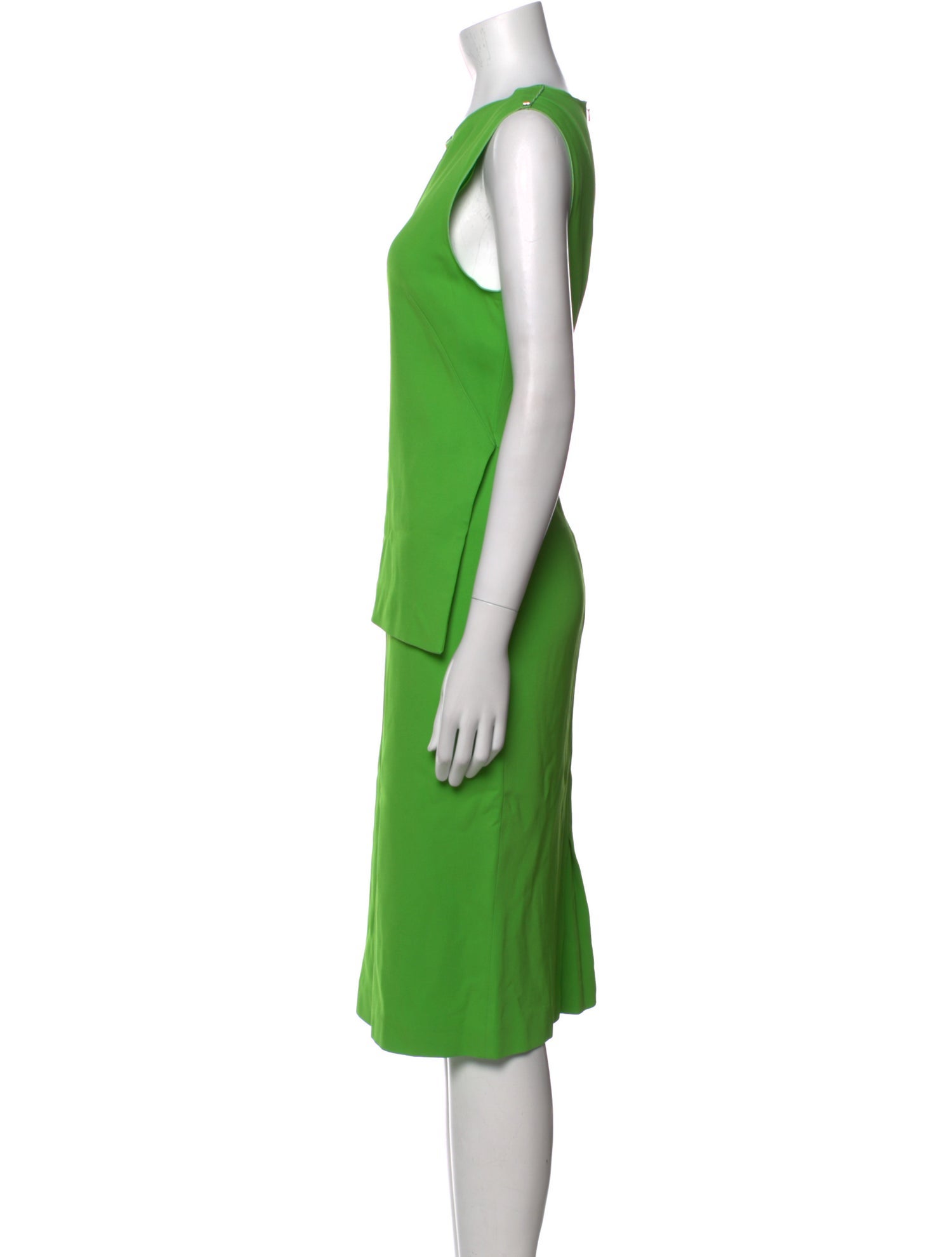 SportMax Crew Neck Midi Length Dress