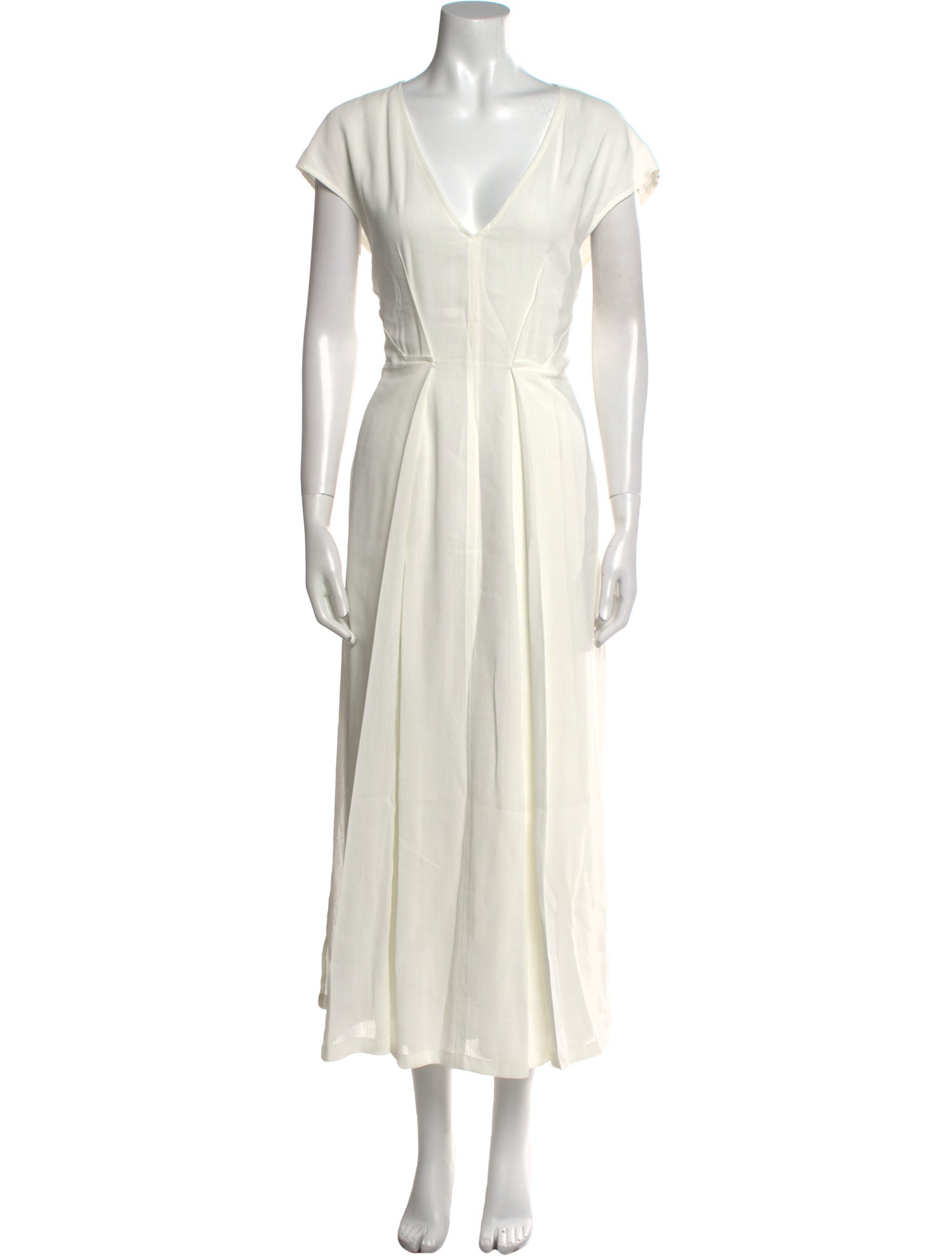 SportMax V-Neck Long Dress