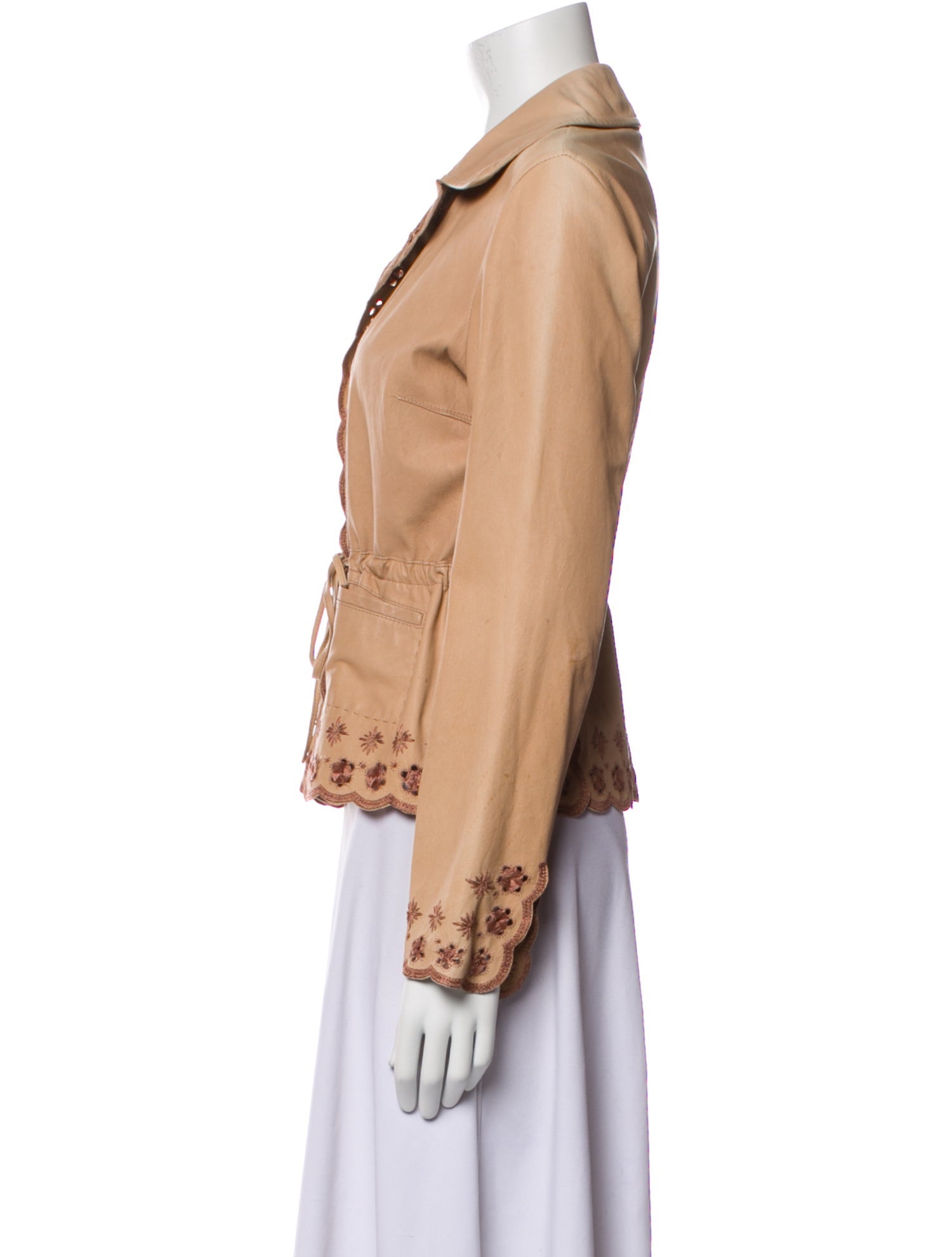 SportMax Leather Blazer