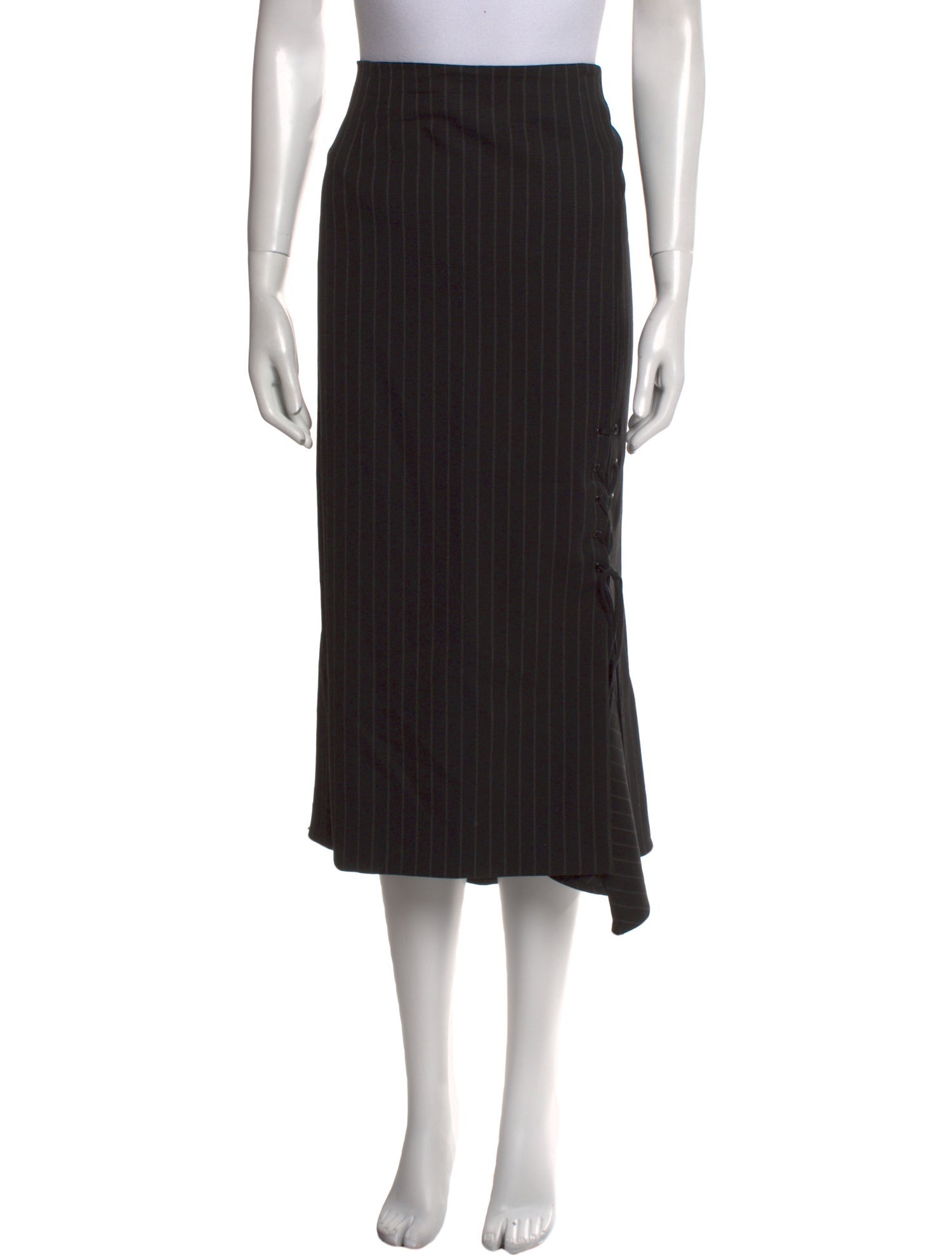 SportMax Virgin Wool Midi Length Skirt