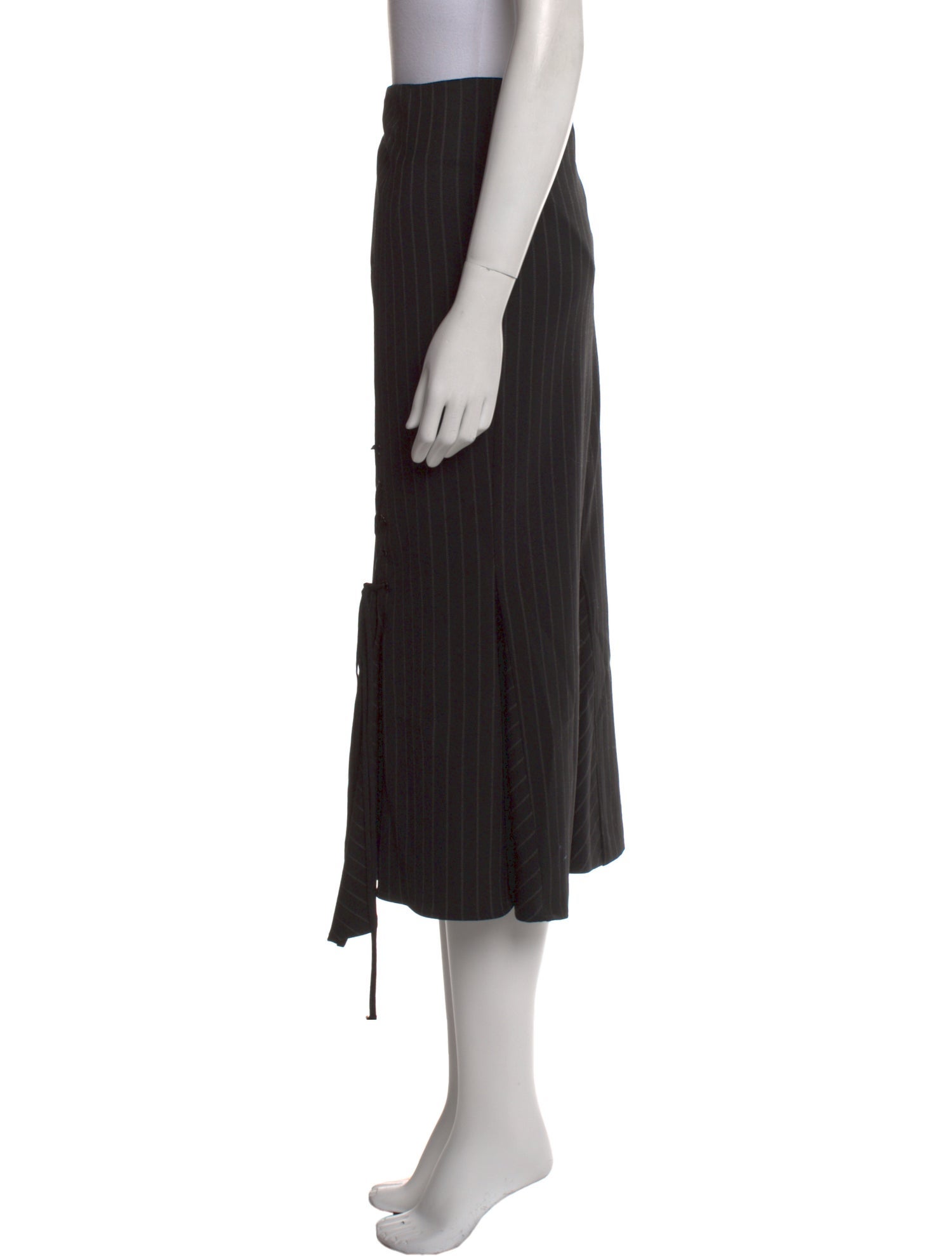 SportMax Virgin Wool Midi Length Skirt