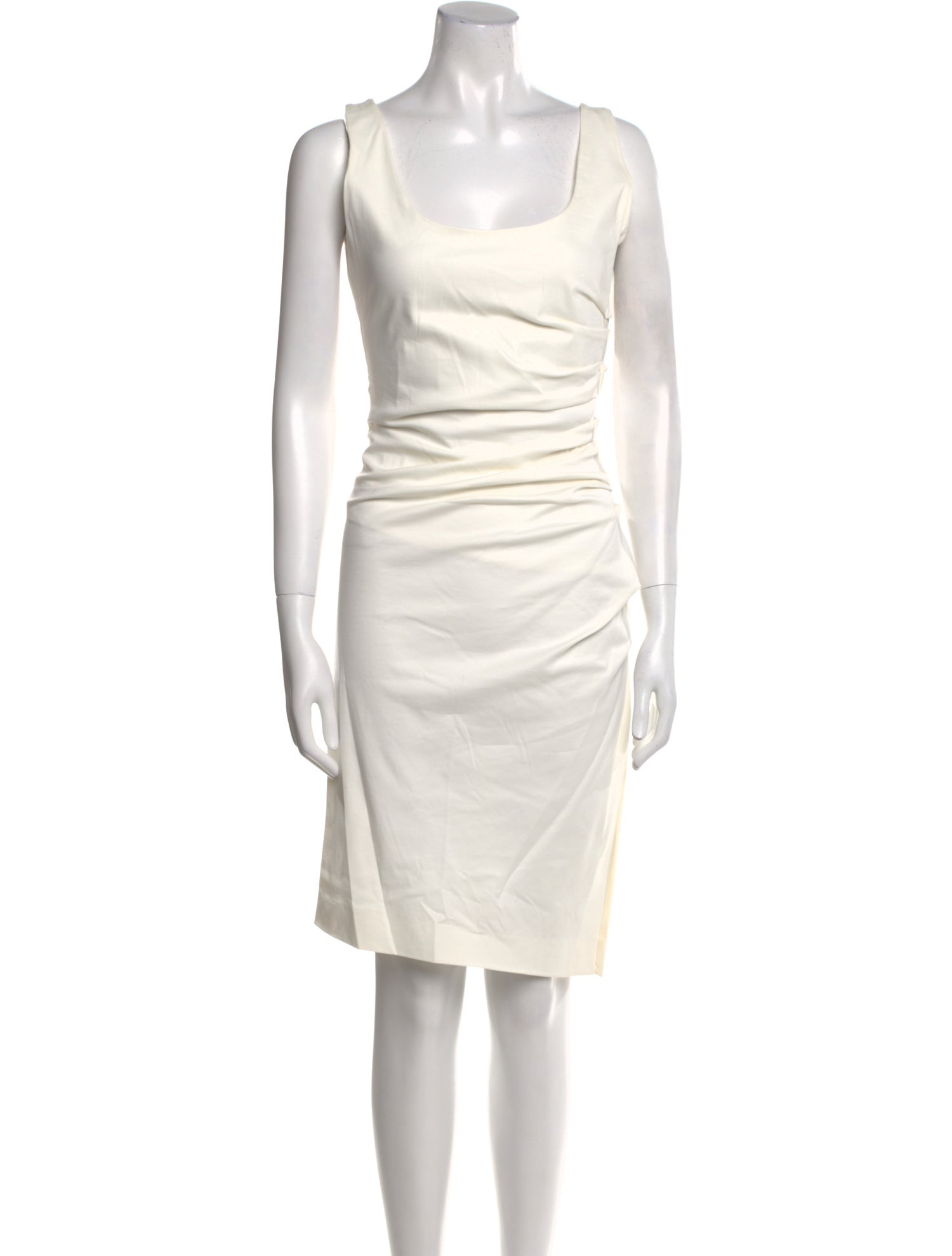 SportMax Scoop Neck Knee-Length Dress