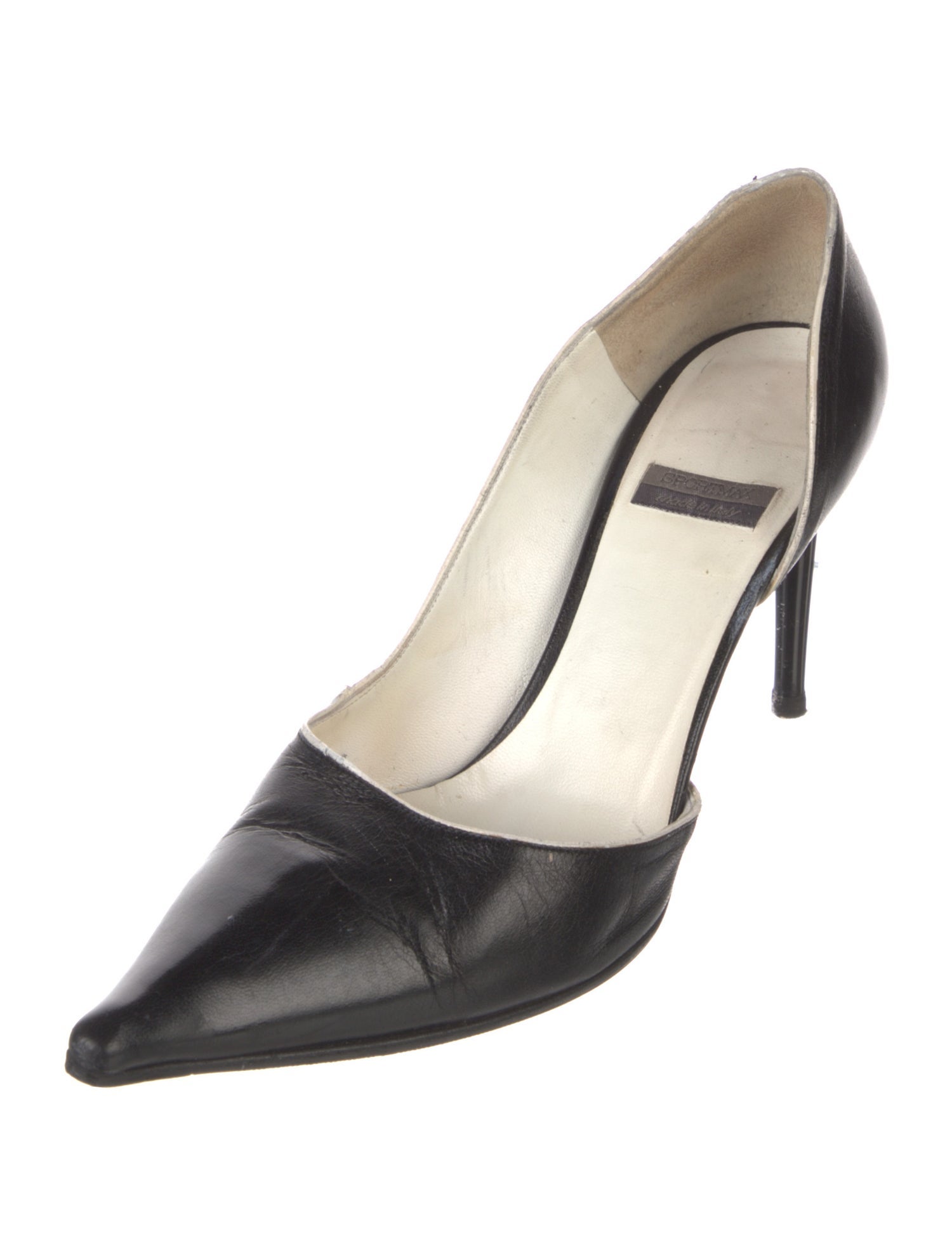 SportMax Leather D'Orsay Pumps