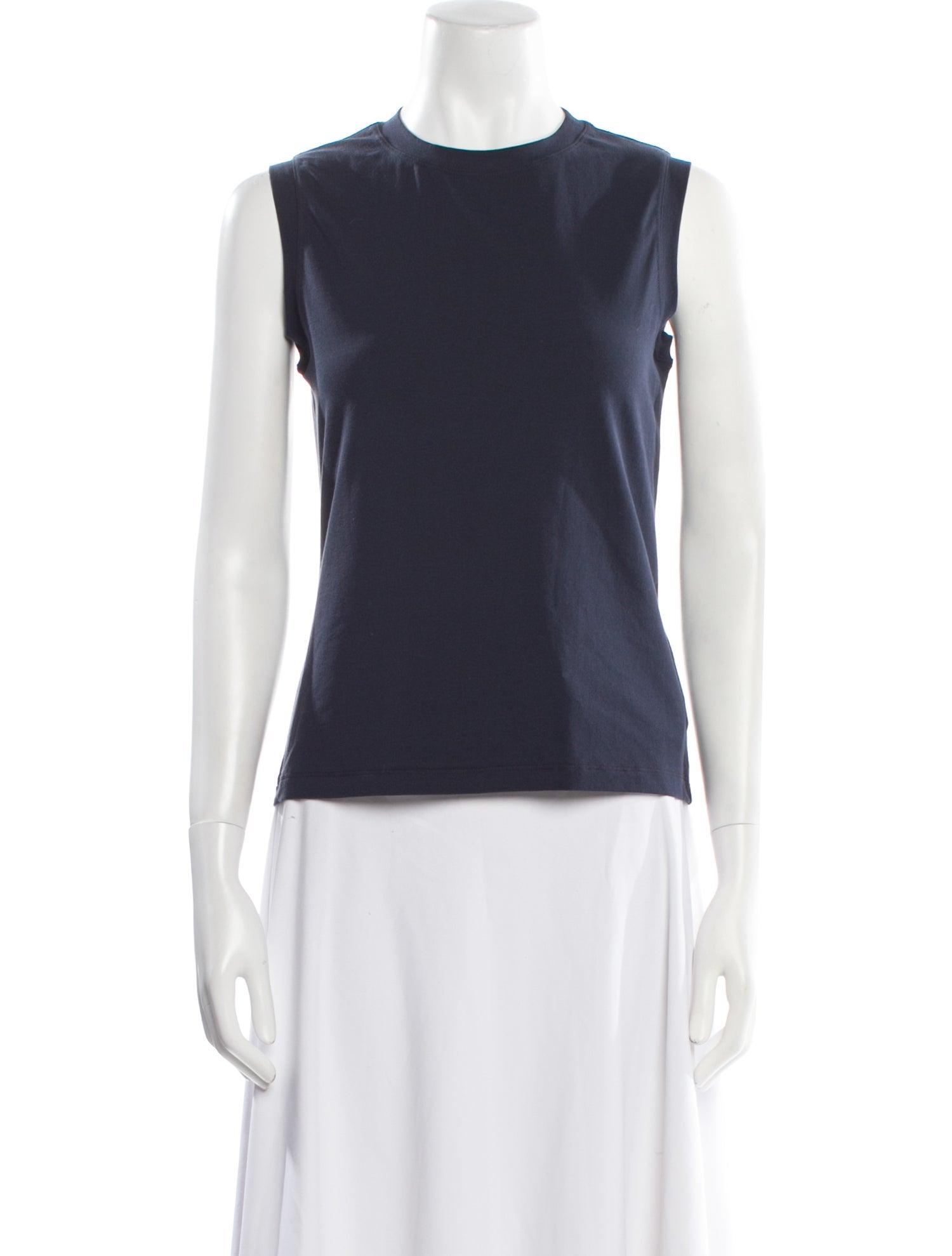 SportMax Crew Neck Sleeveless Top