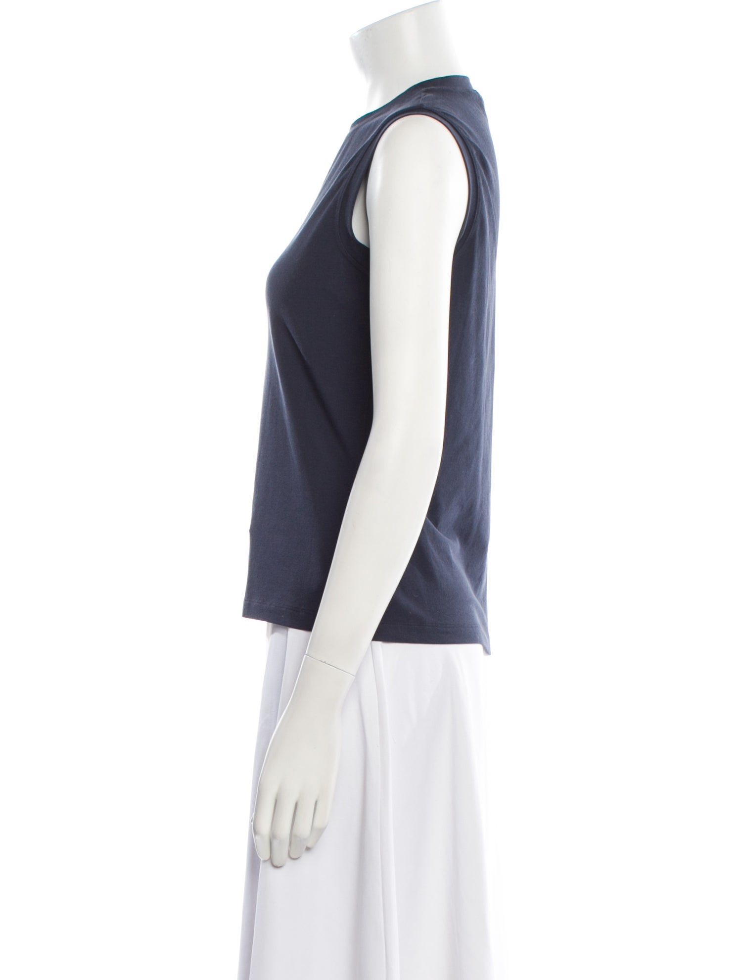 SportMax Crew Neck Sleeveless Top