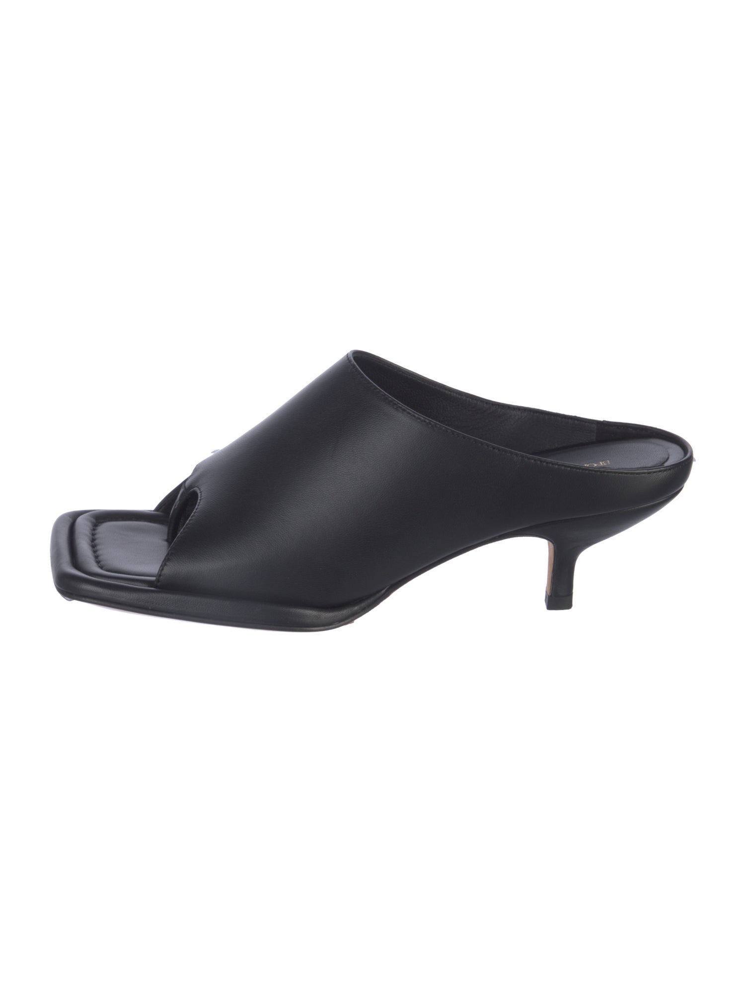 SportMax Leather Slides