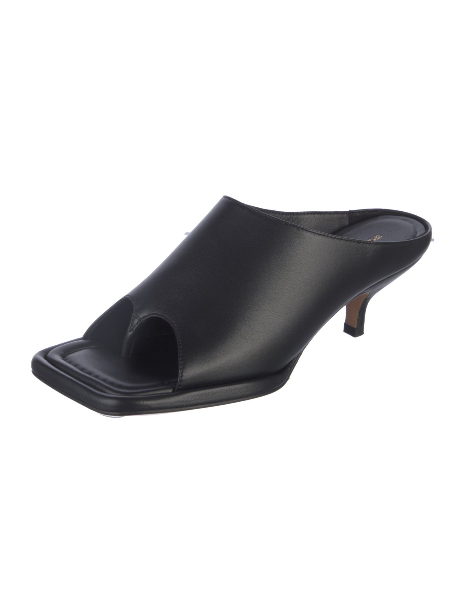 SportMax Leather Slides