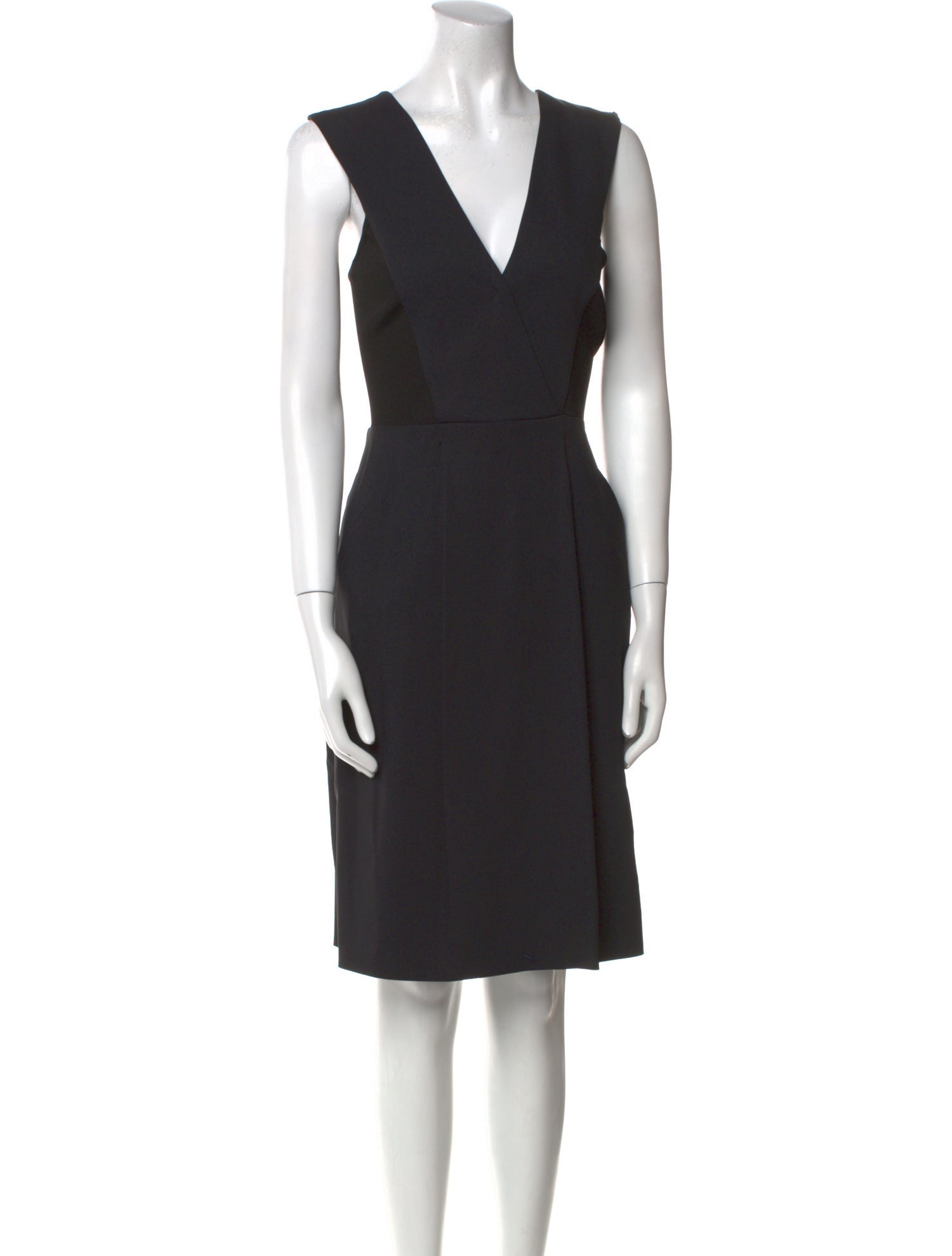 SportMax V-Neck Knee-Length Dress