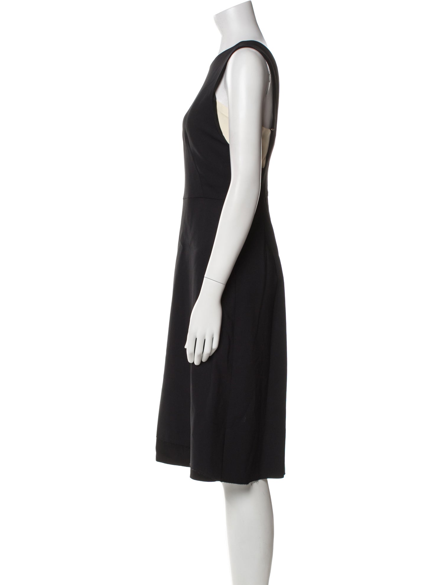 SportMax Crew Neck Knee-Length Dress