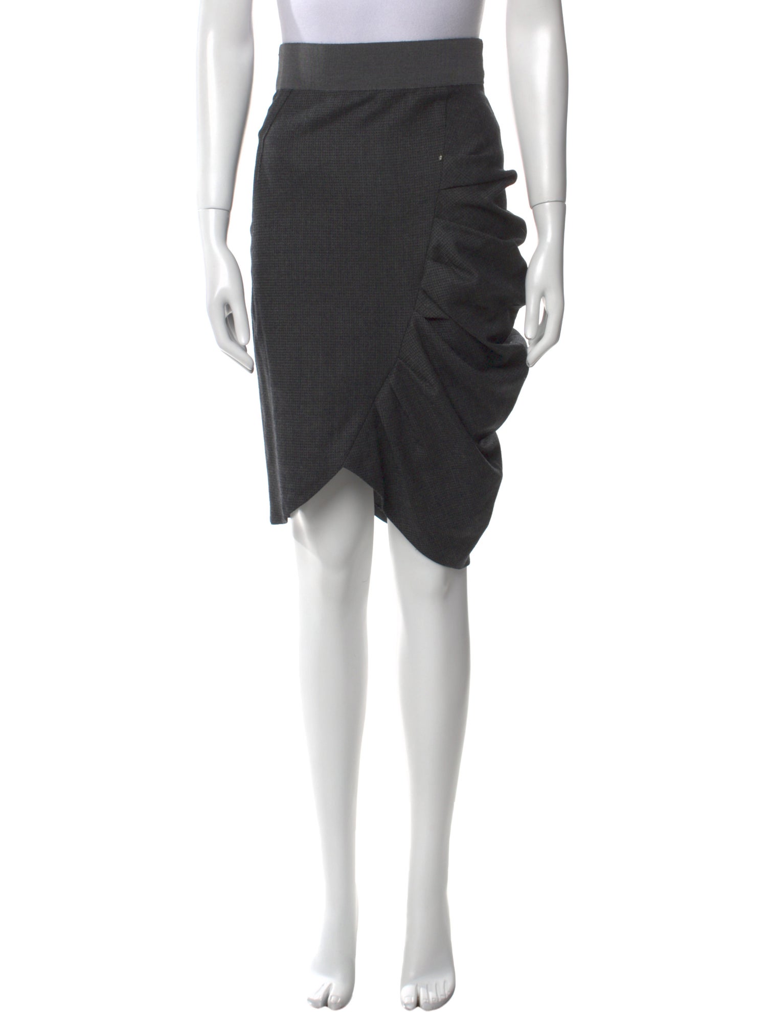 SportMax Virgin Wool Knee-Length Skirt