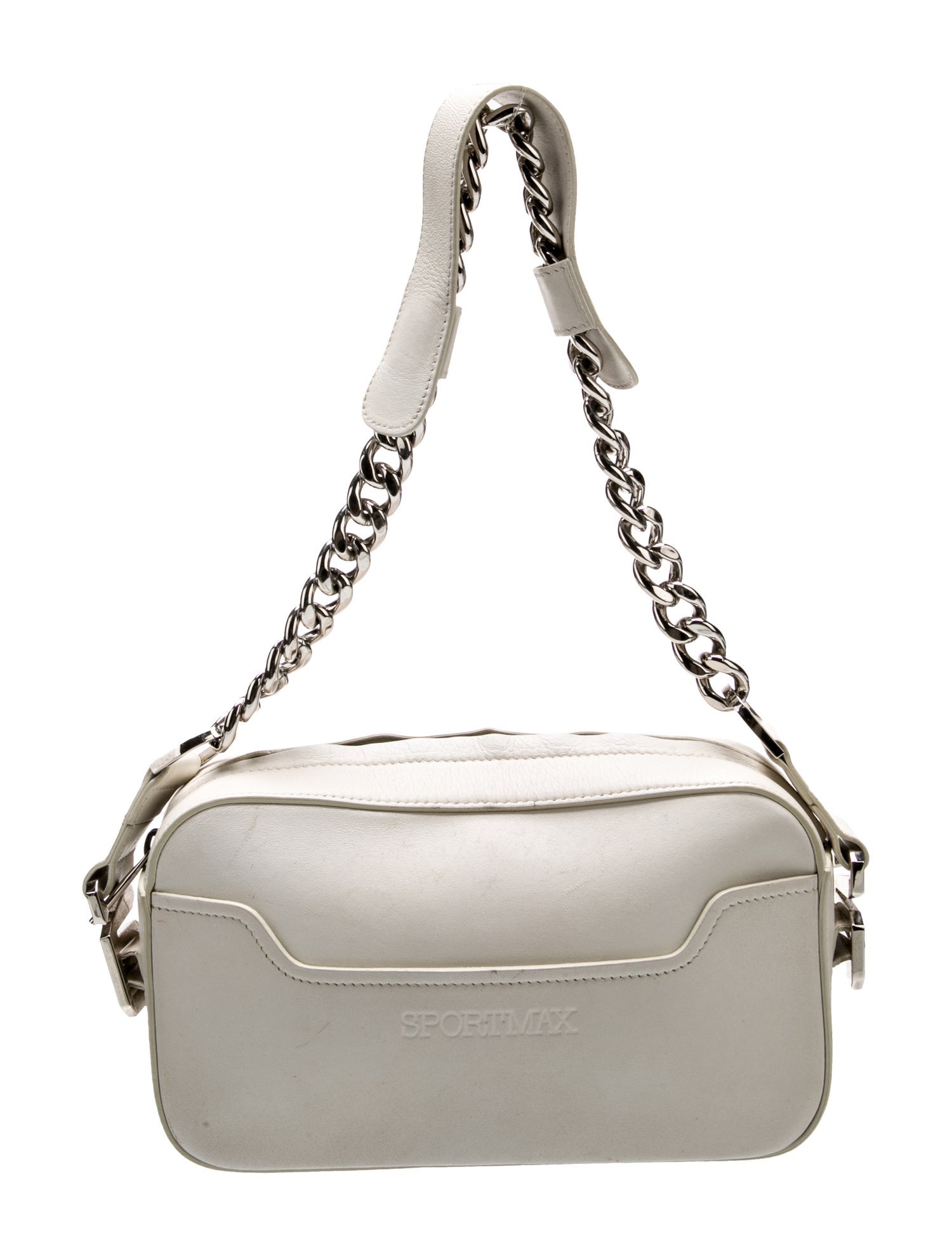 SportMax Leather Shoulder Bag