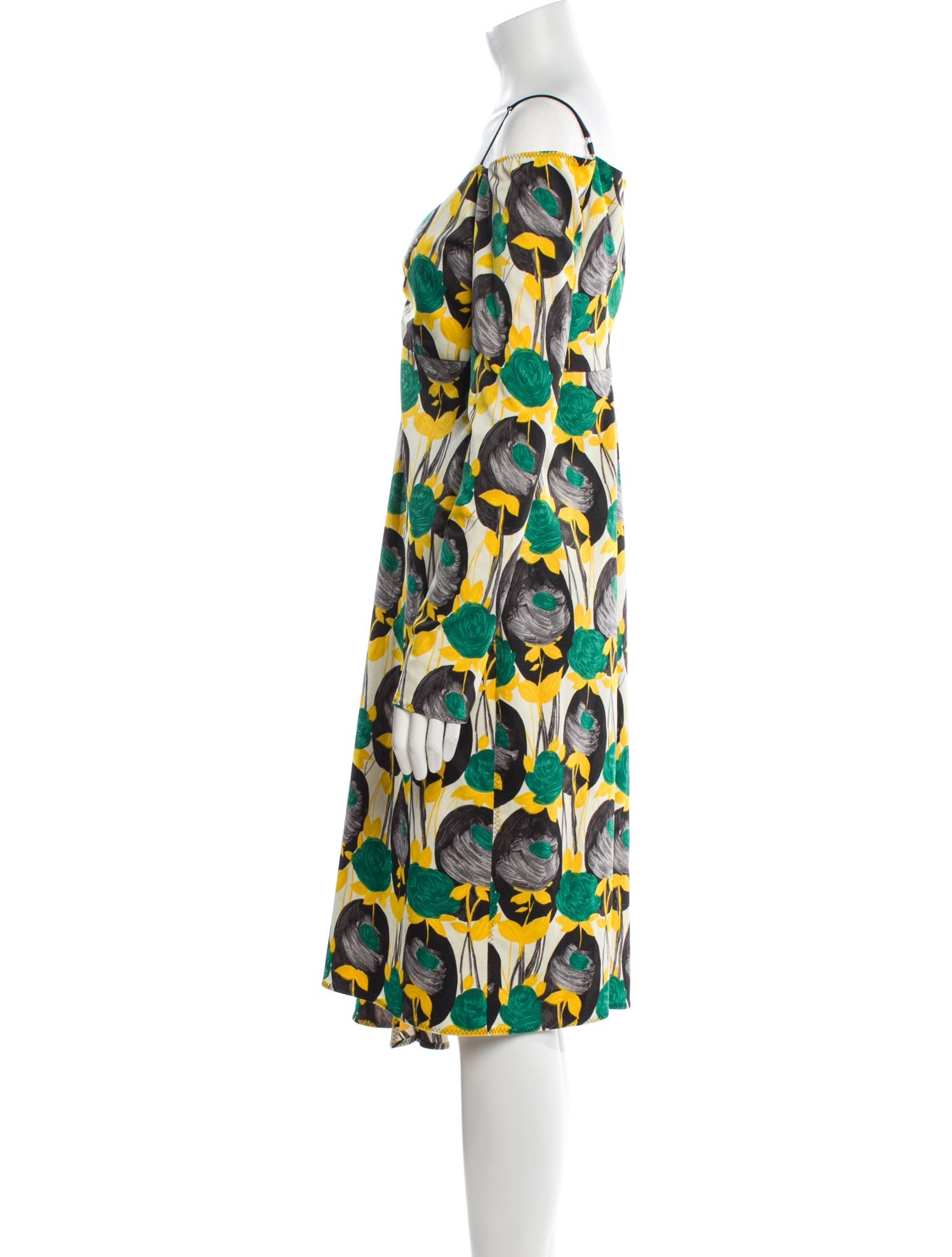 SportMax Floral Print Knee-Length Dress