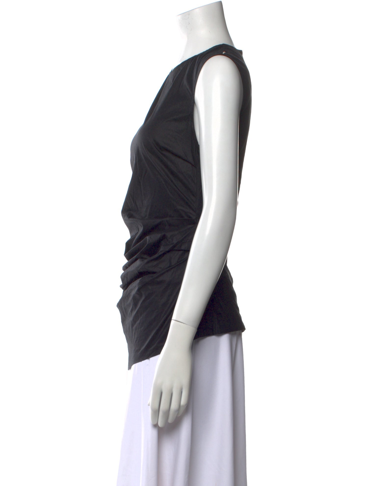 SportMax Crew Neck Sleeveless Top