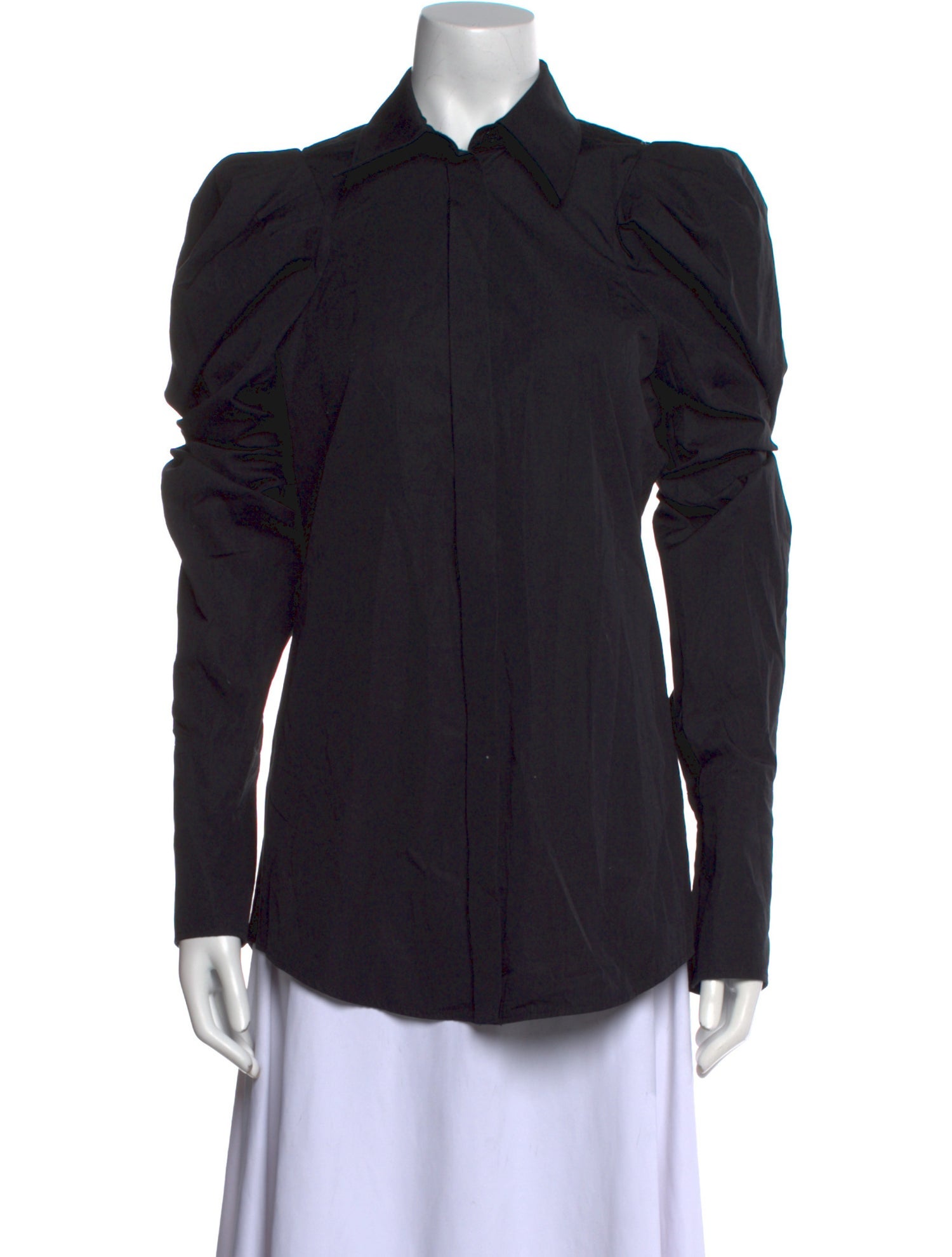 SportMax Long Sleeve Button-Up Top