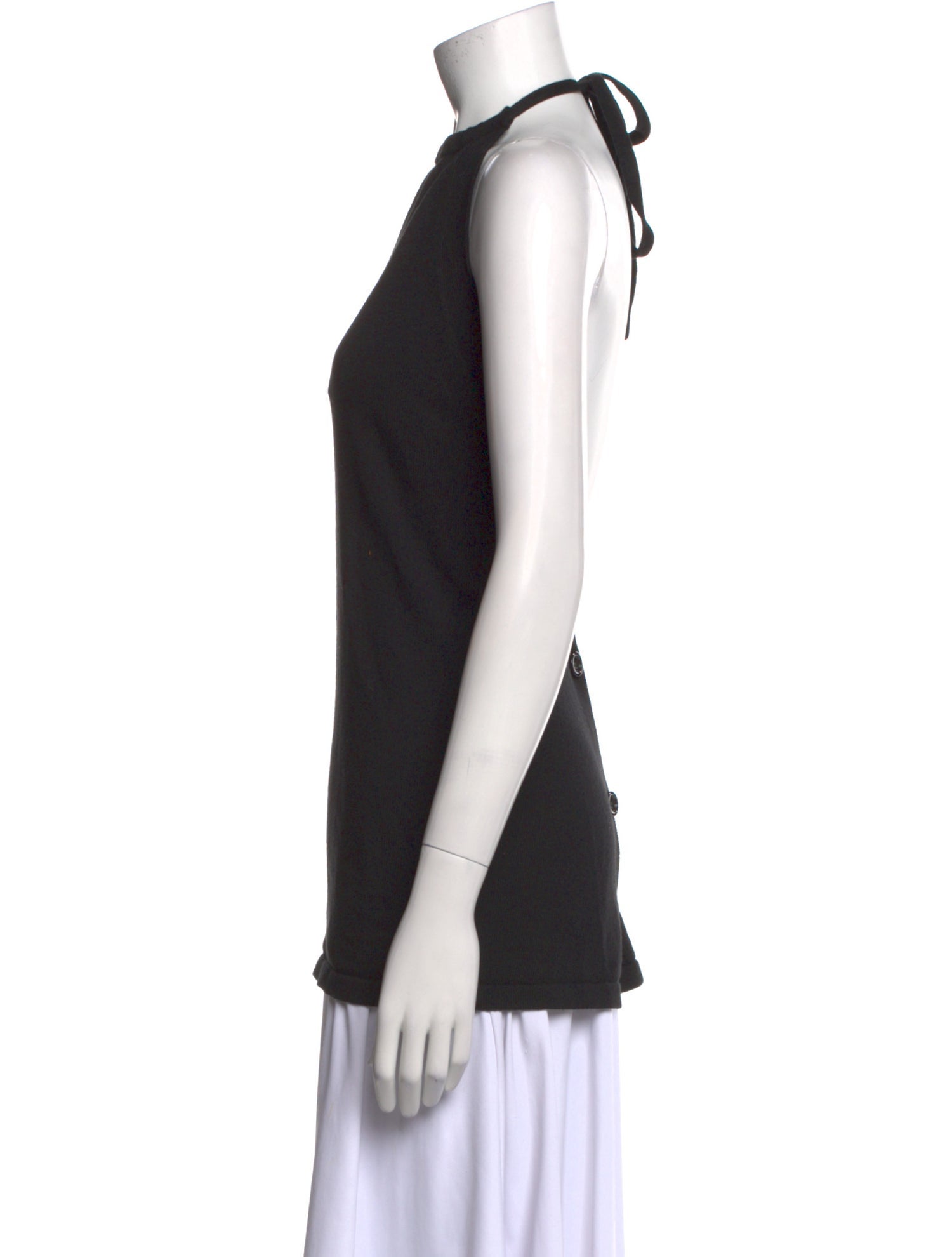 SportMax Mock Neck Sleeveless Top
