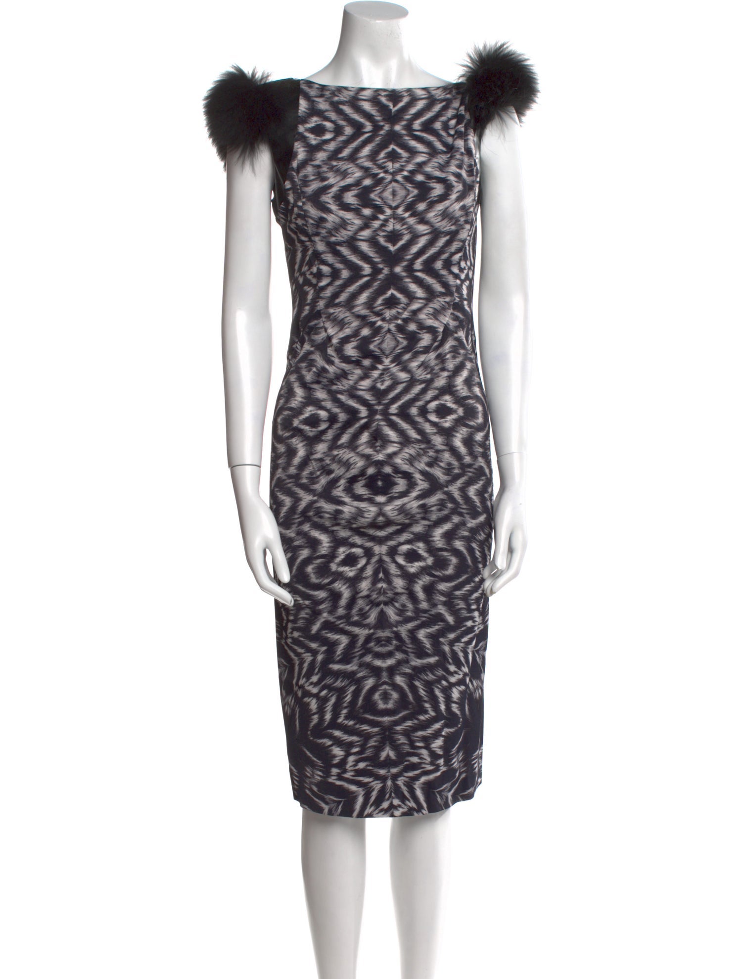 SportMax Printed Midi Length Dress