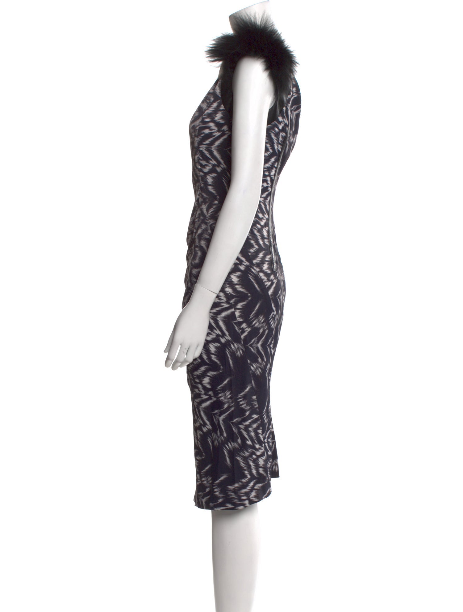 SportMax Printed Midi Length Dress