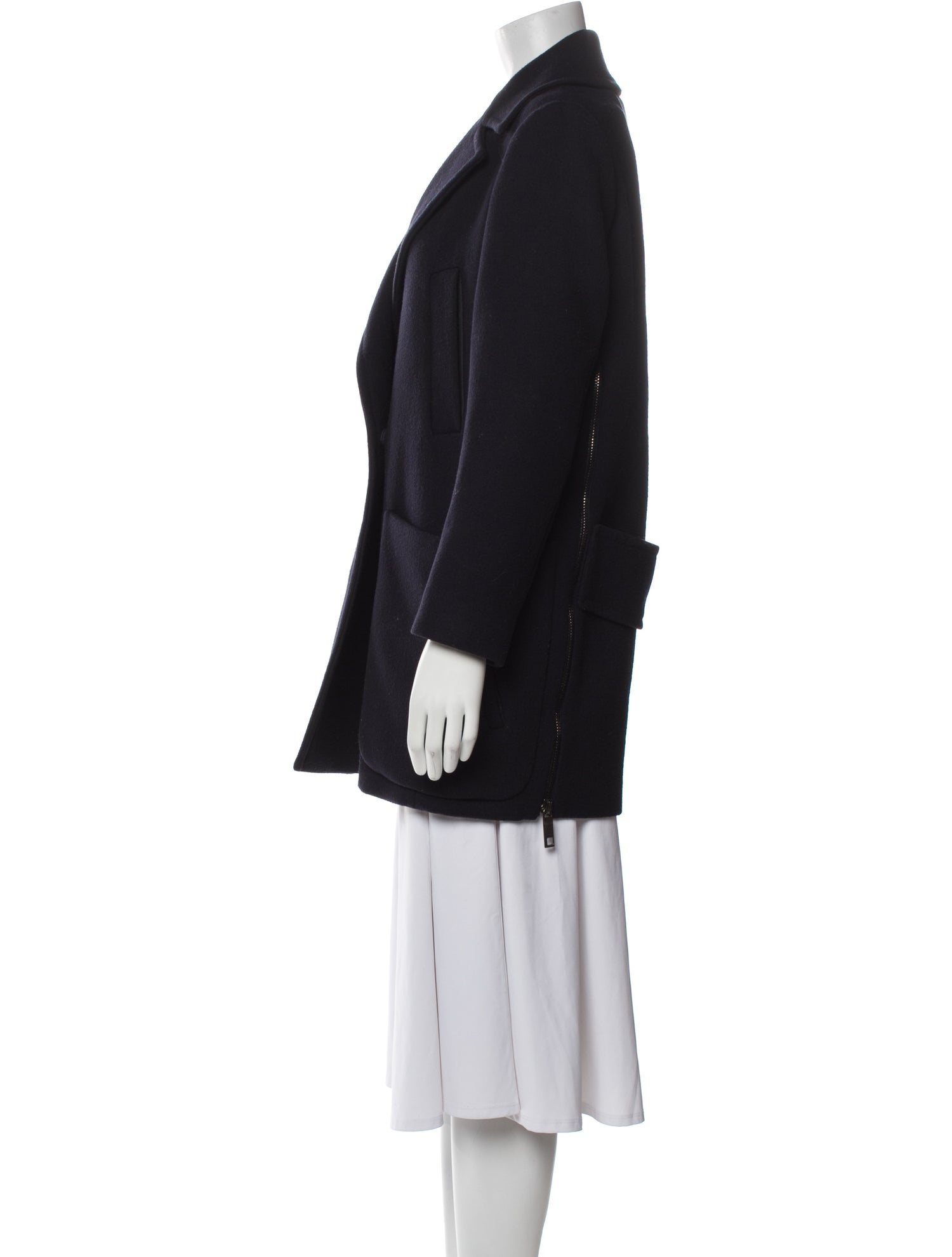 SportMax Virgin Wool Peacoat