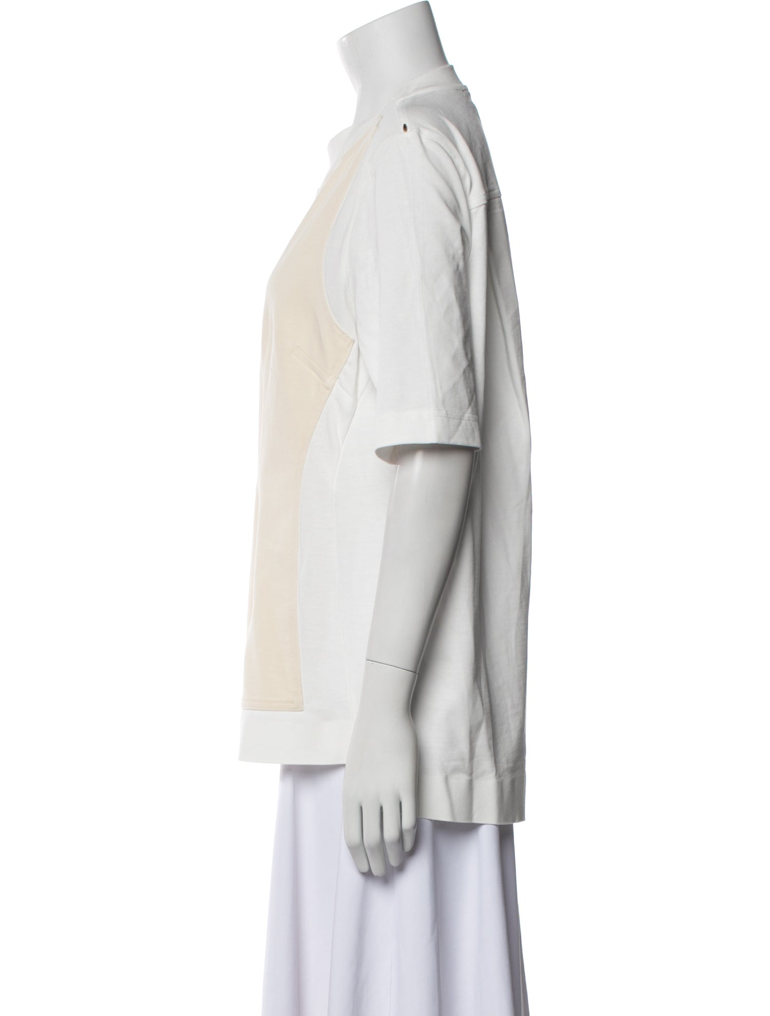 SportMax Scoop Neck Short Sleeve T-Shirt