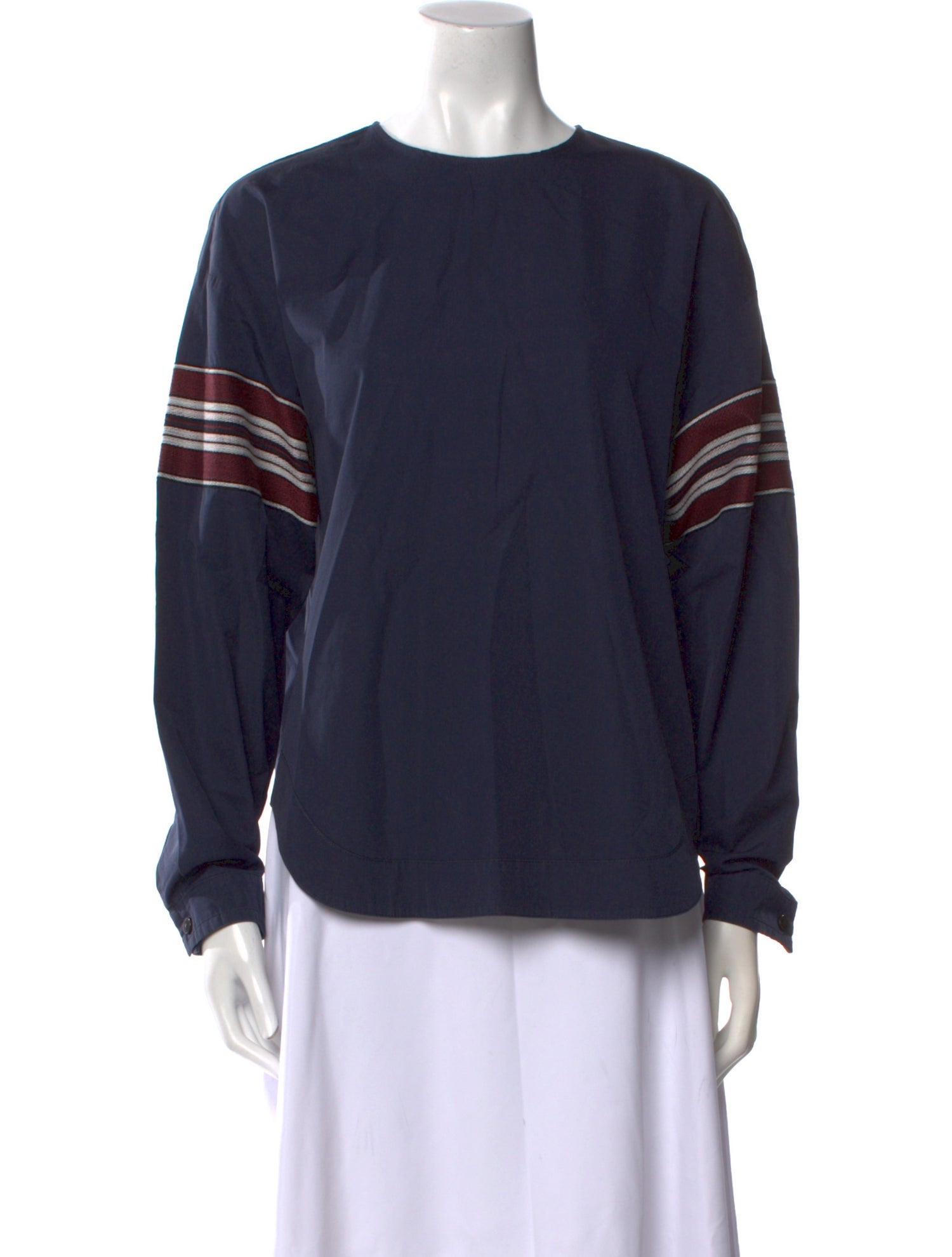 SportMax Silk Crew Neck Sweatshirt