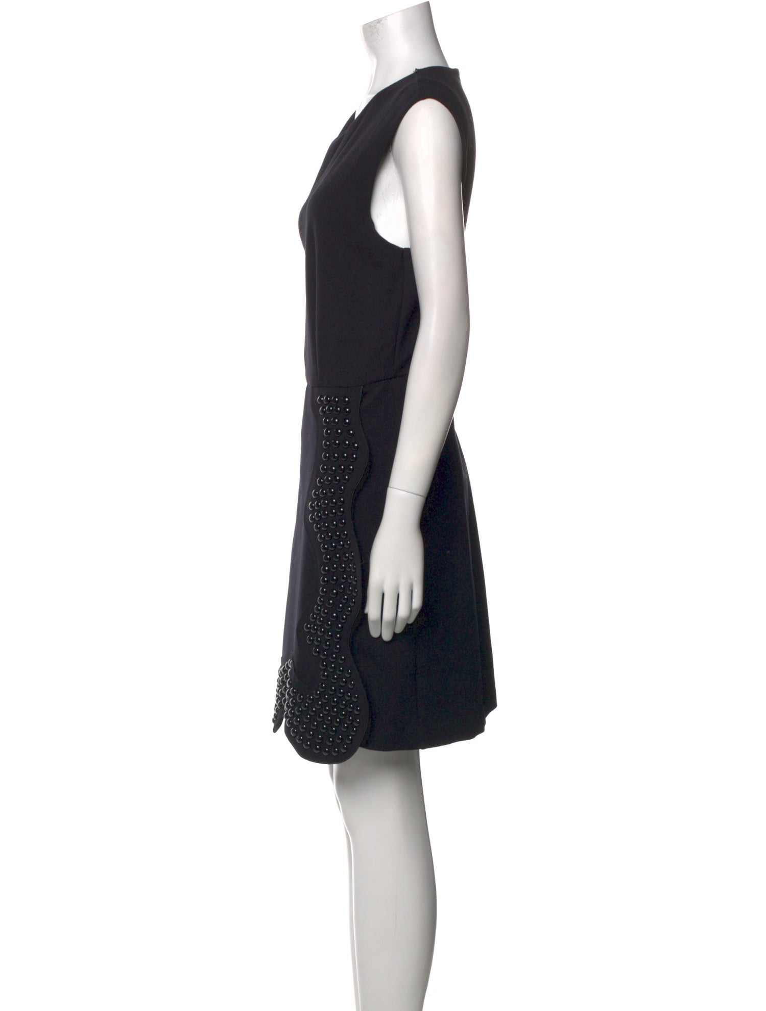 SportMax Crew Neck Mini Dress
