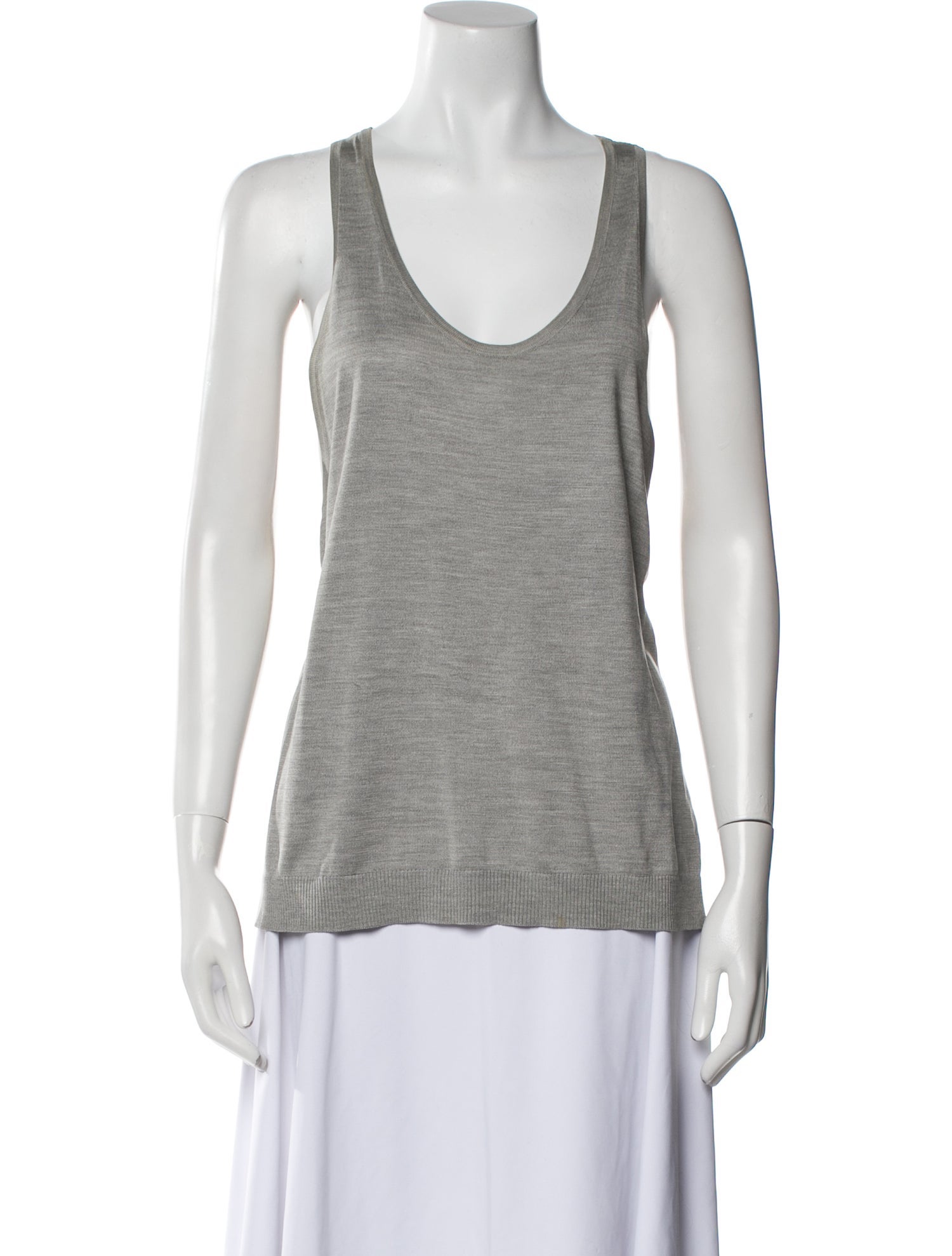 SportMax Scoop Neck Sleeveless Top