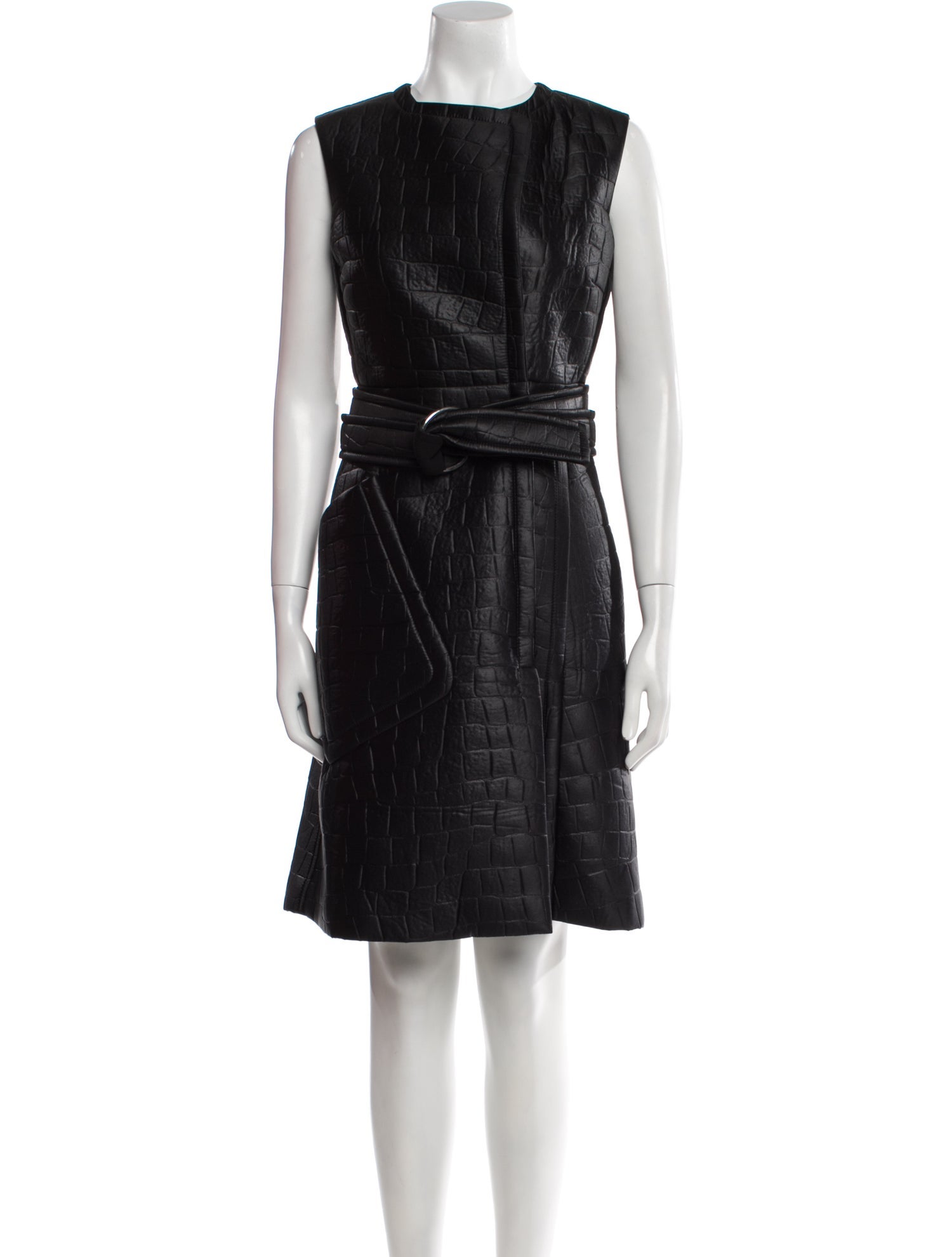 SportMax Crew Neck Knee-Length Dress