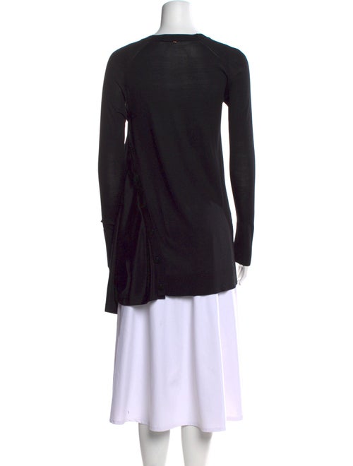 SportMax Silk Scoop Neck Sweater