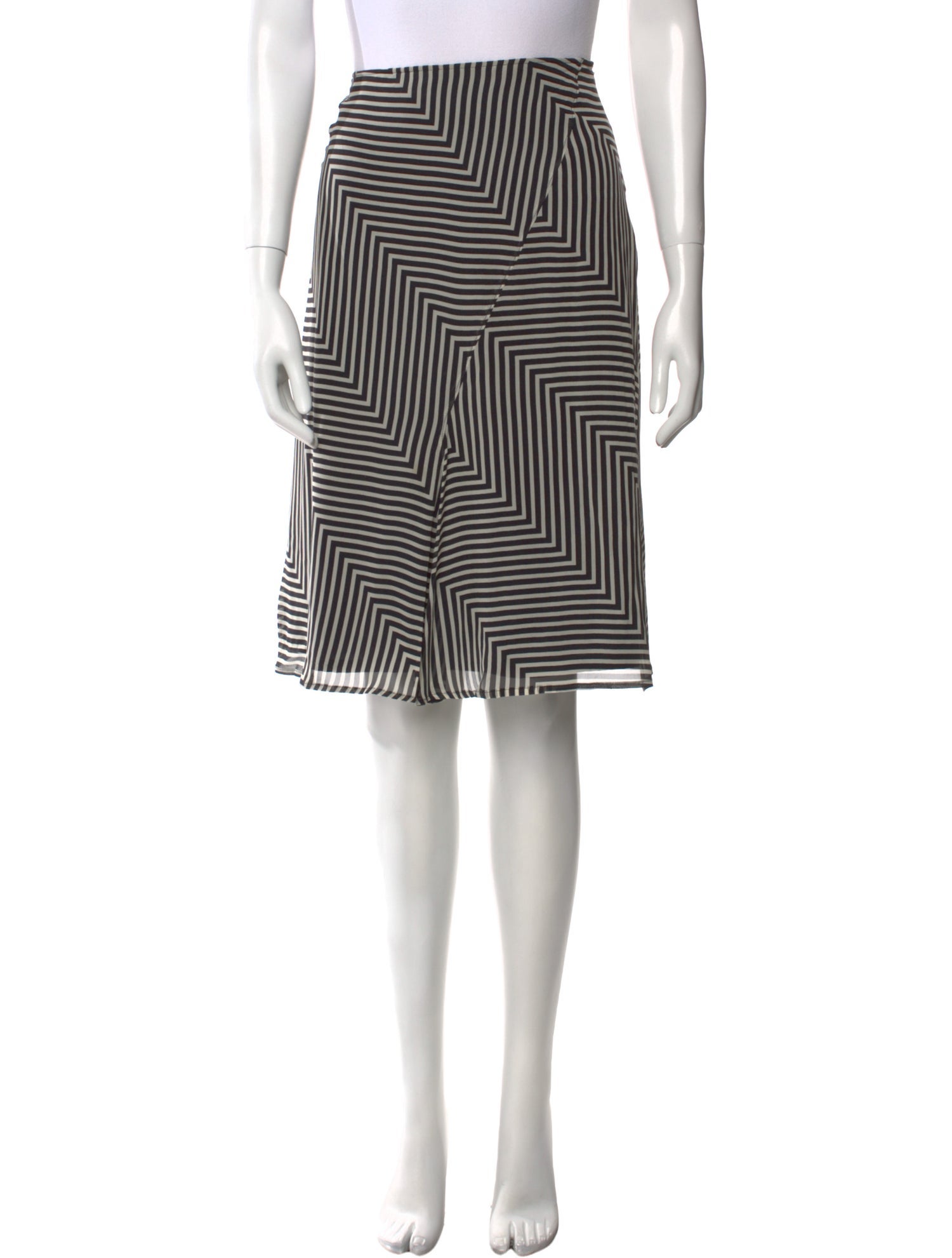 SportMax Silk Knee-Length Skirt