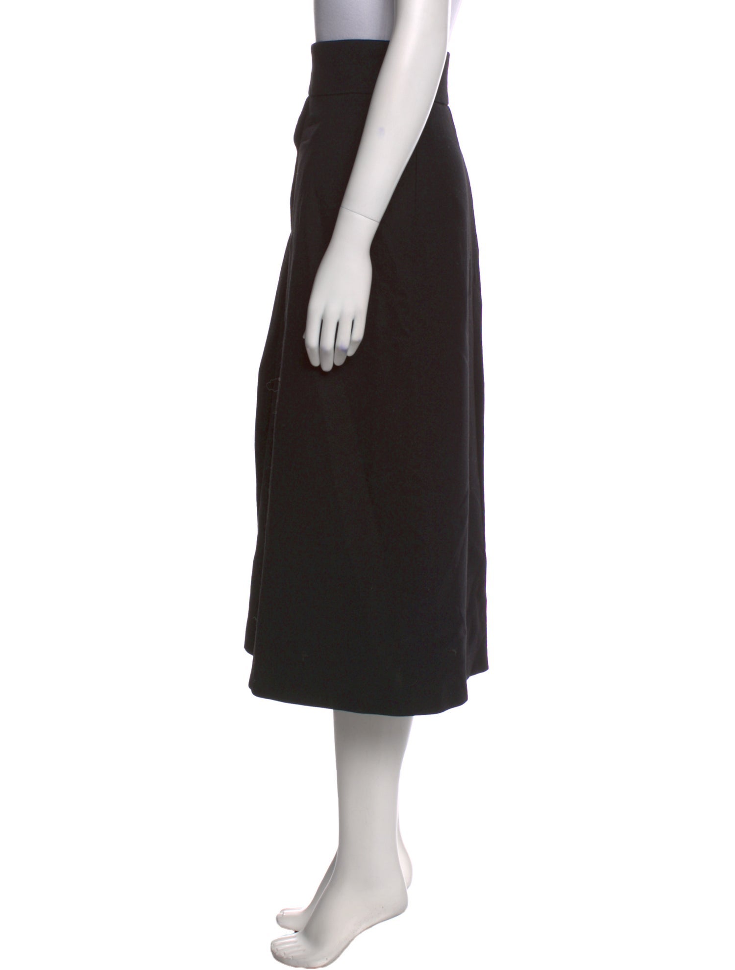 SportMax Virgin Wool Midi Length Skirt