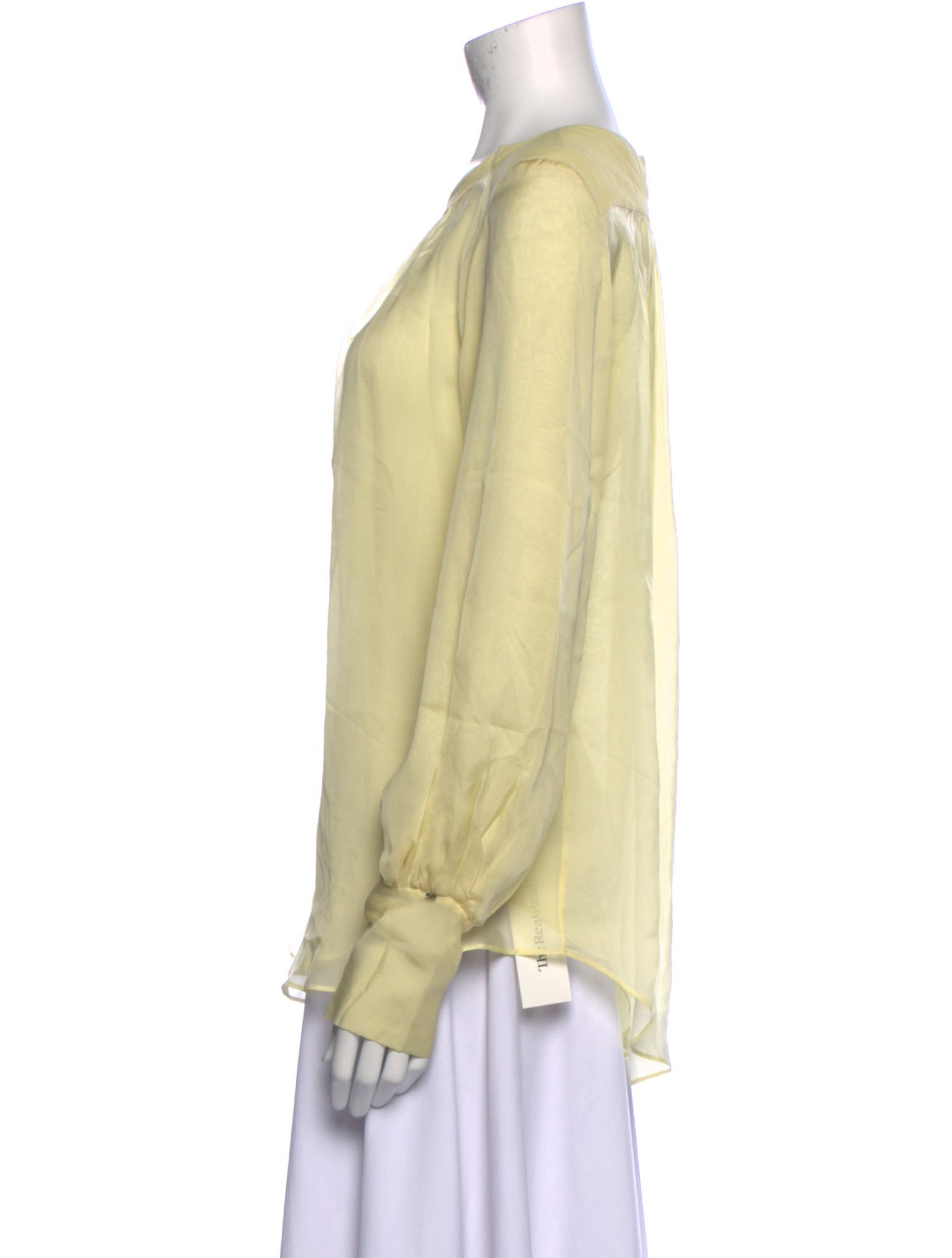 SportMax Silk Scoop Neck Blouse