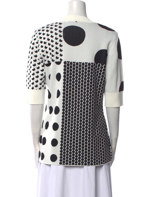 SportMax Polka Dot Print Crew Neck Tunic