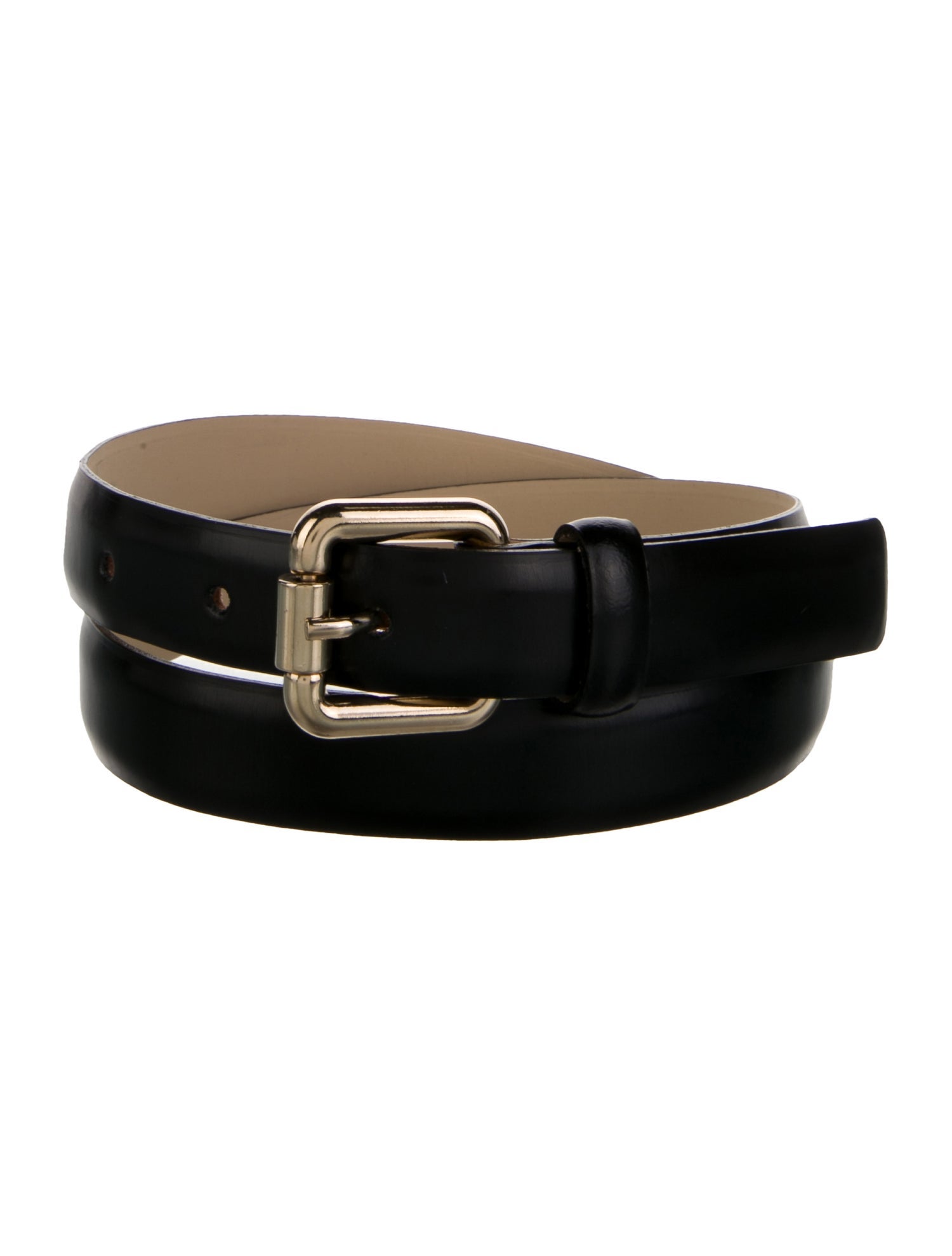 SportMax Skinny Leather Belt