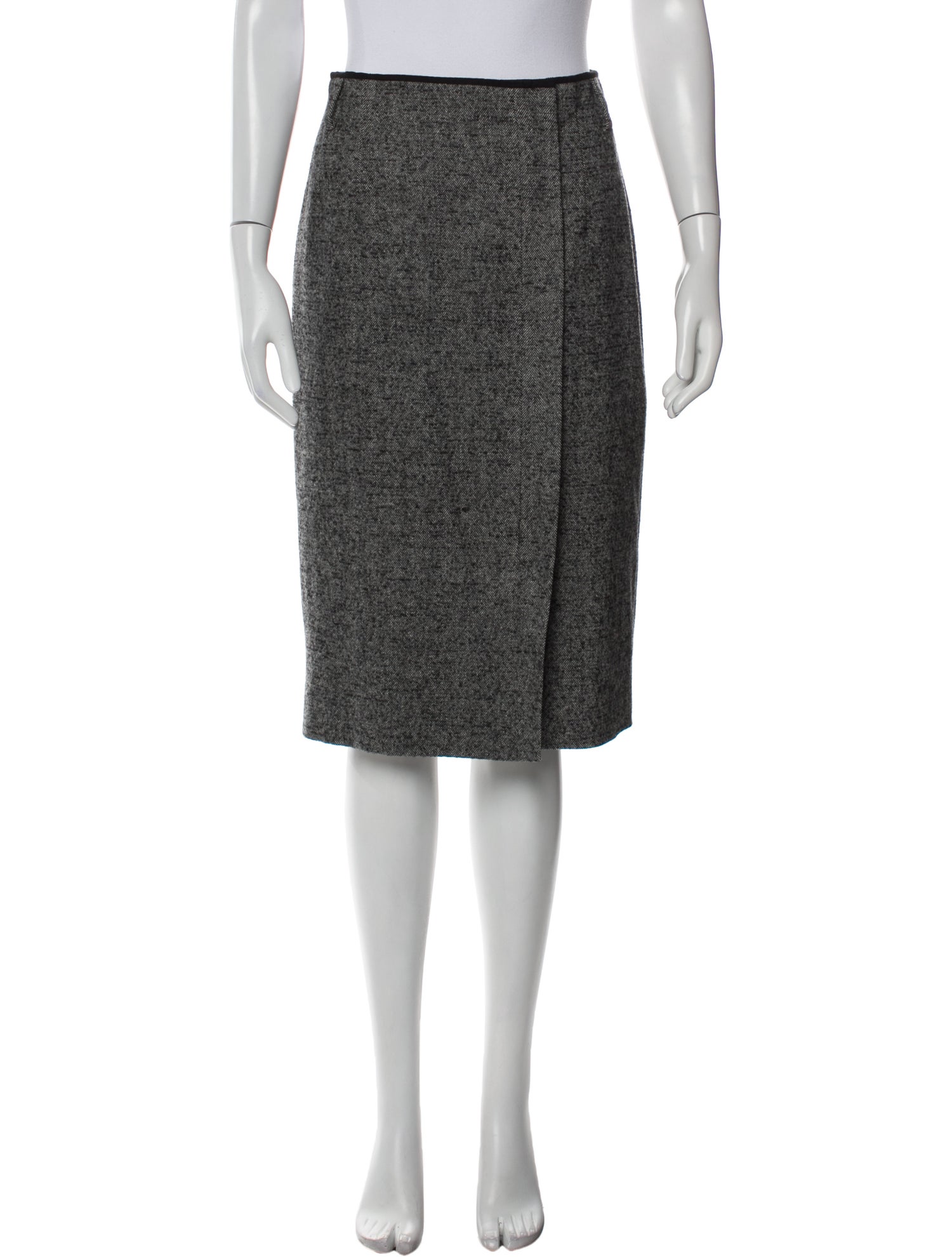 SportMax Virgin Wool Knee-Length Skirt