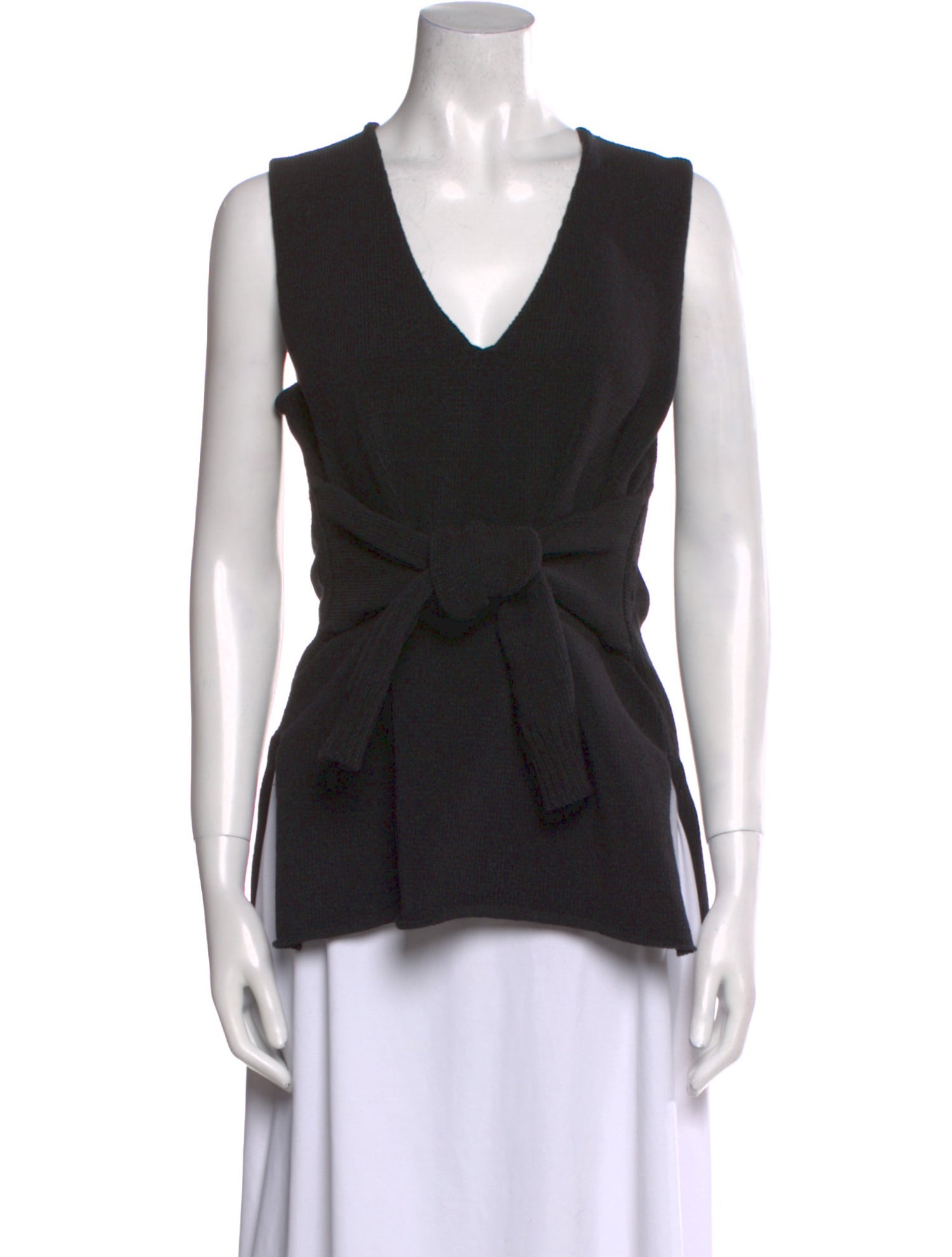 SportMax V-Neck Sleeveless Top