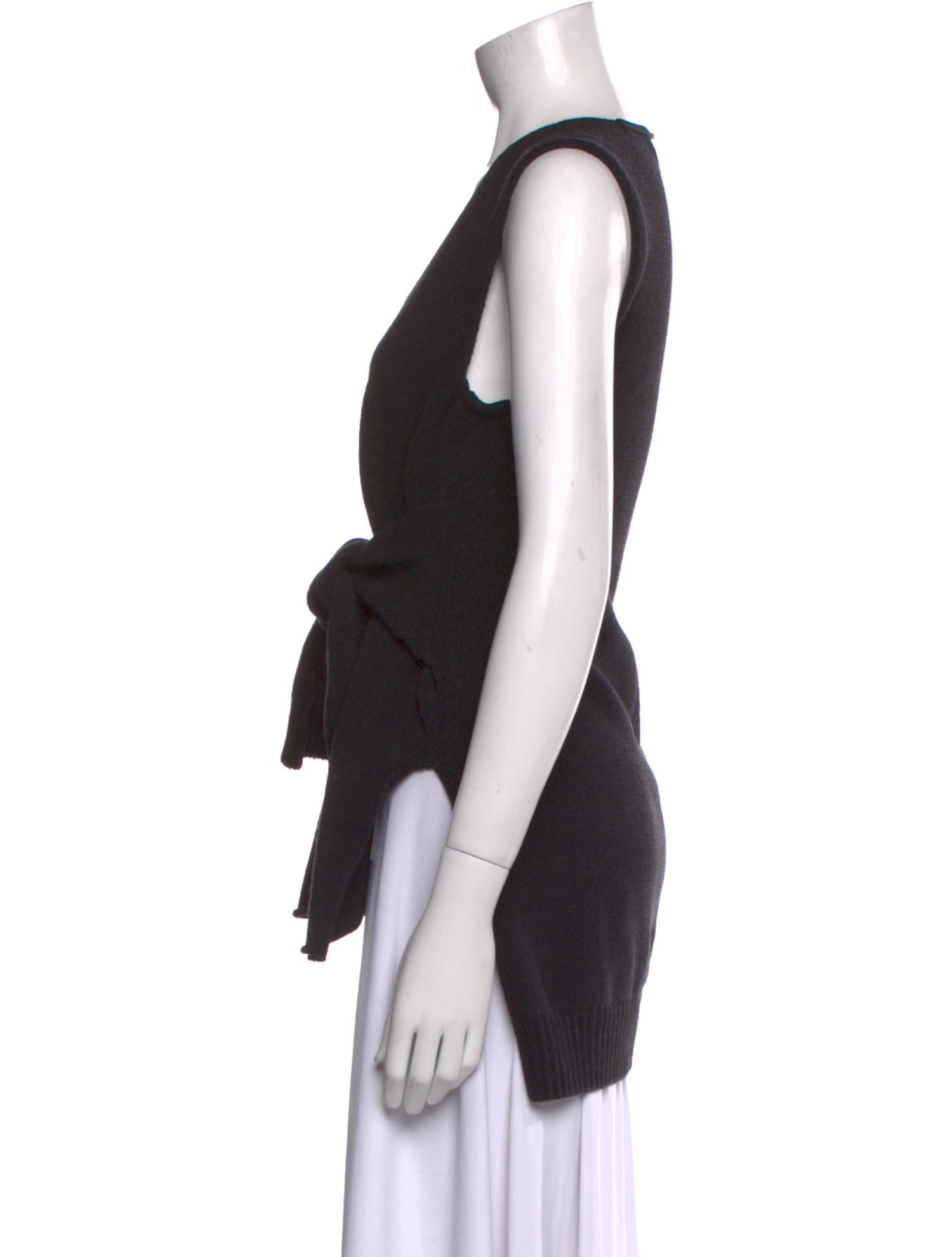 SportMax V-Neck Sleeveless Top