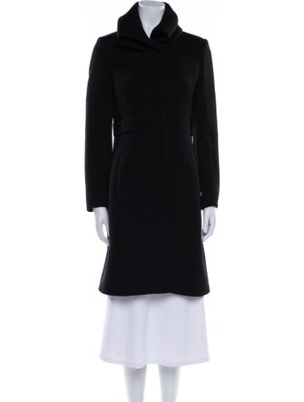 SportMax Virgin Wool Faux Fur Coat